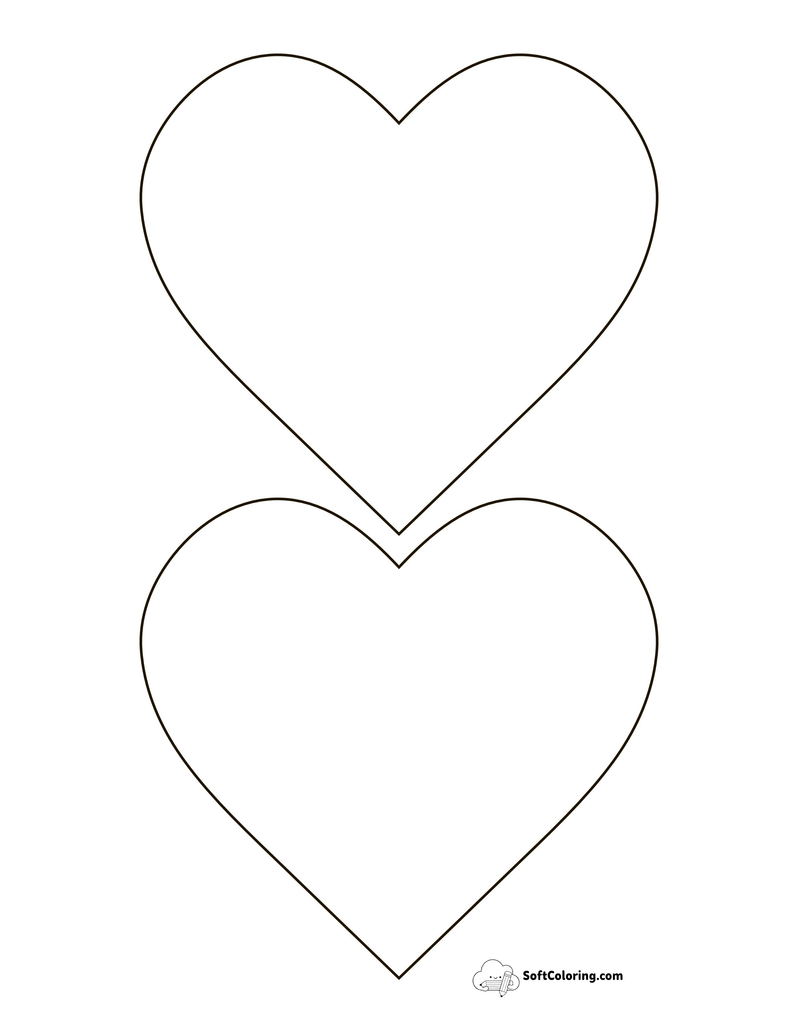 Classic Heart Templatemedium (5 Inch)