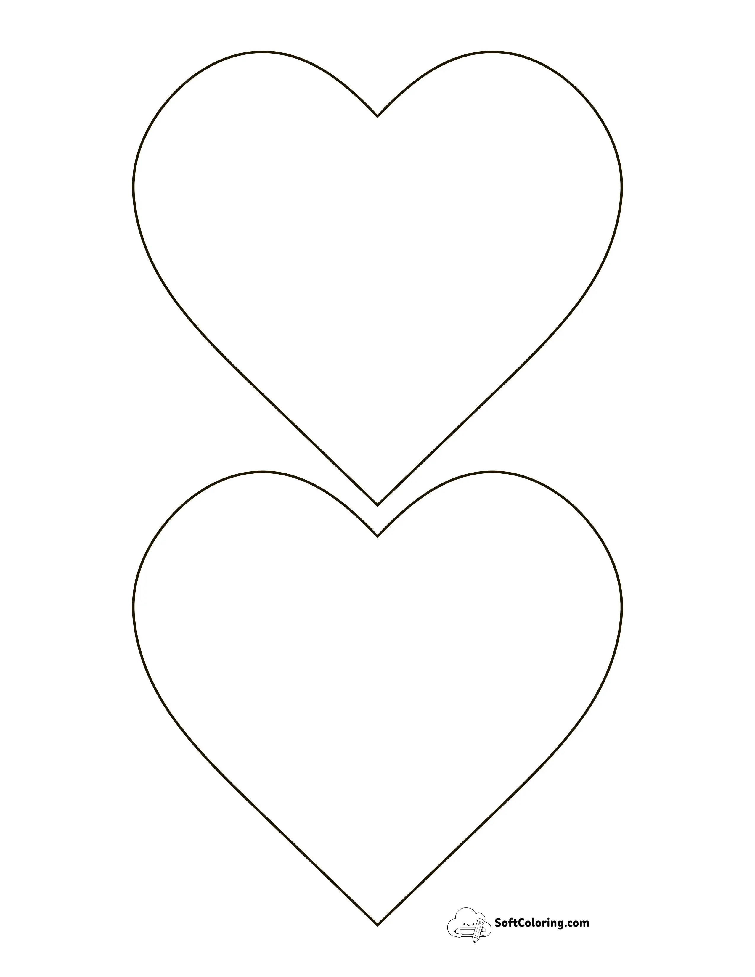 Classic Heart Templatemedium (5 Inch)
