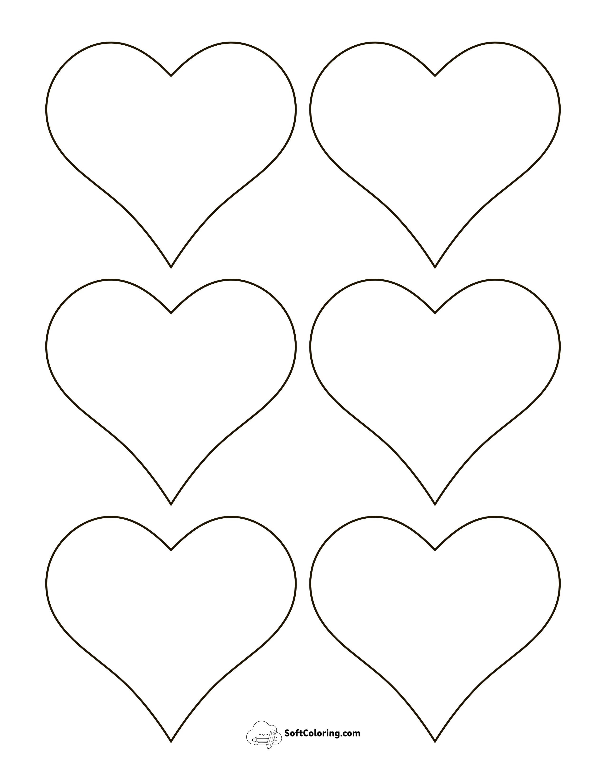 Tapered Heart Patternsmall (3 Inch)