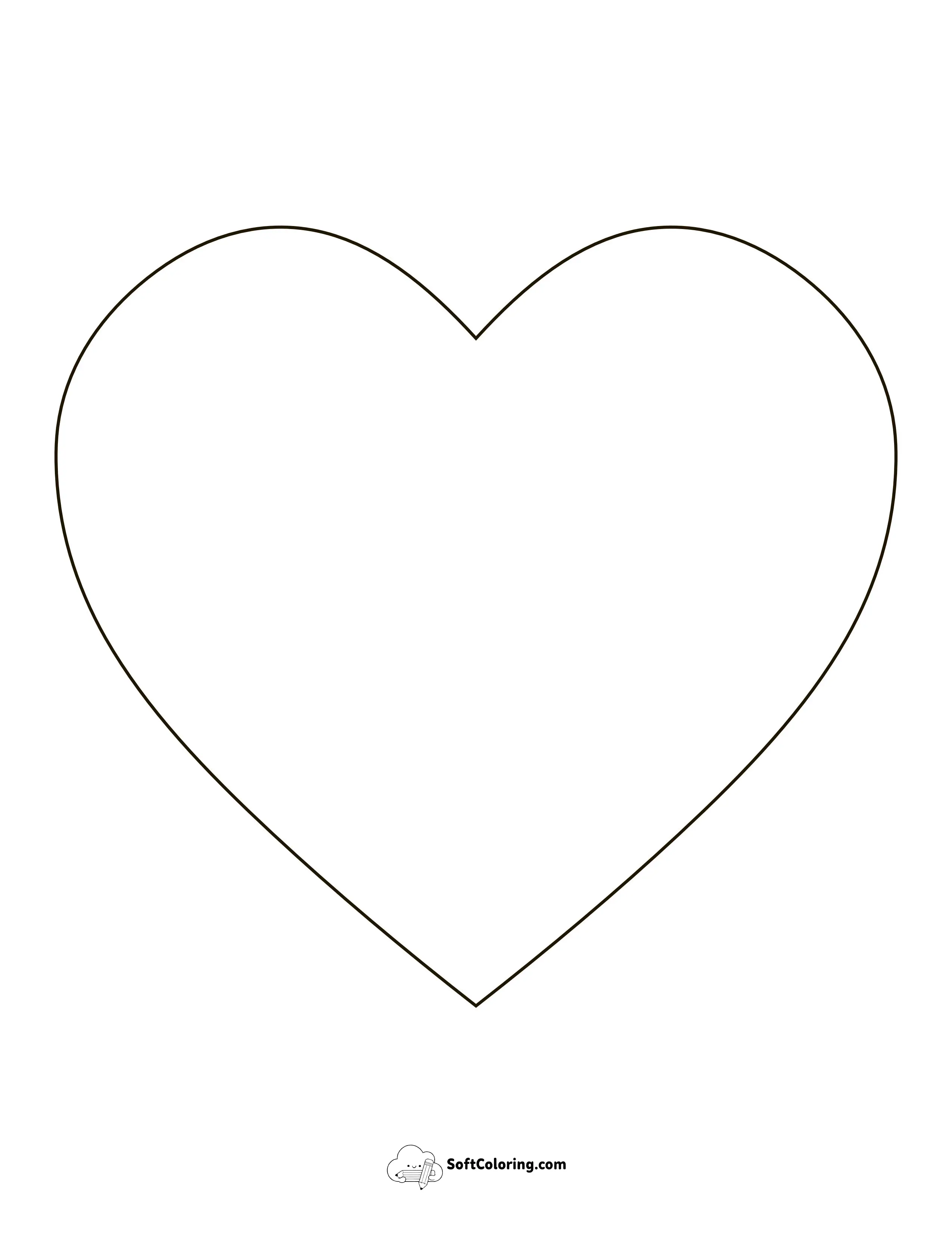 Rounded Heart Templatelarge (7 Inch)