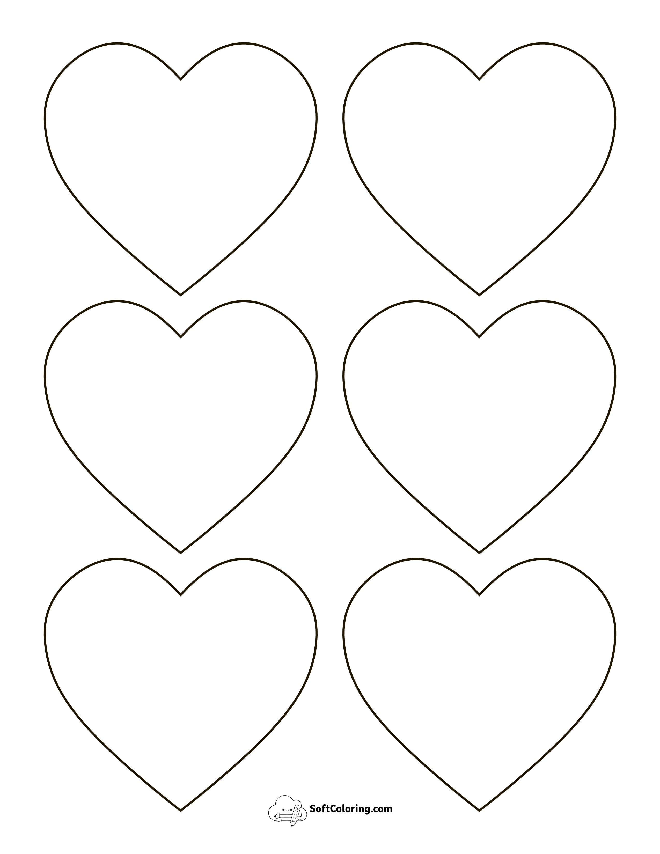 Rounded Heart Patternsmall (3 Inch)