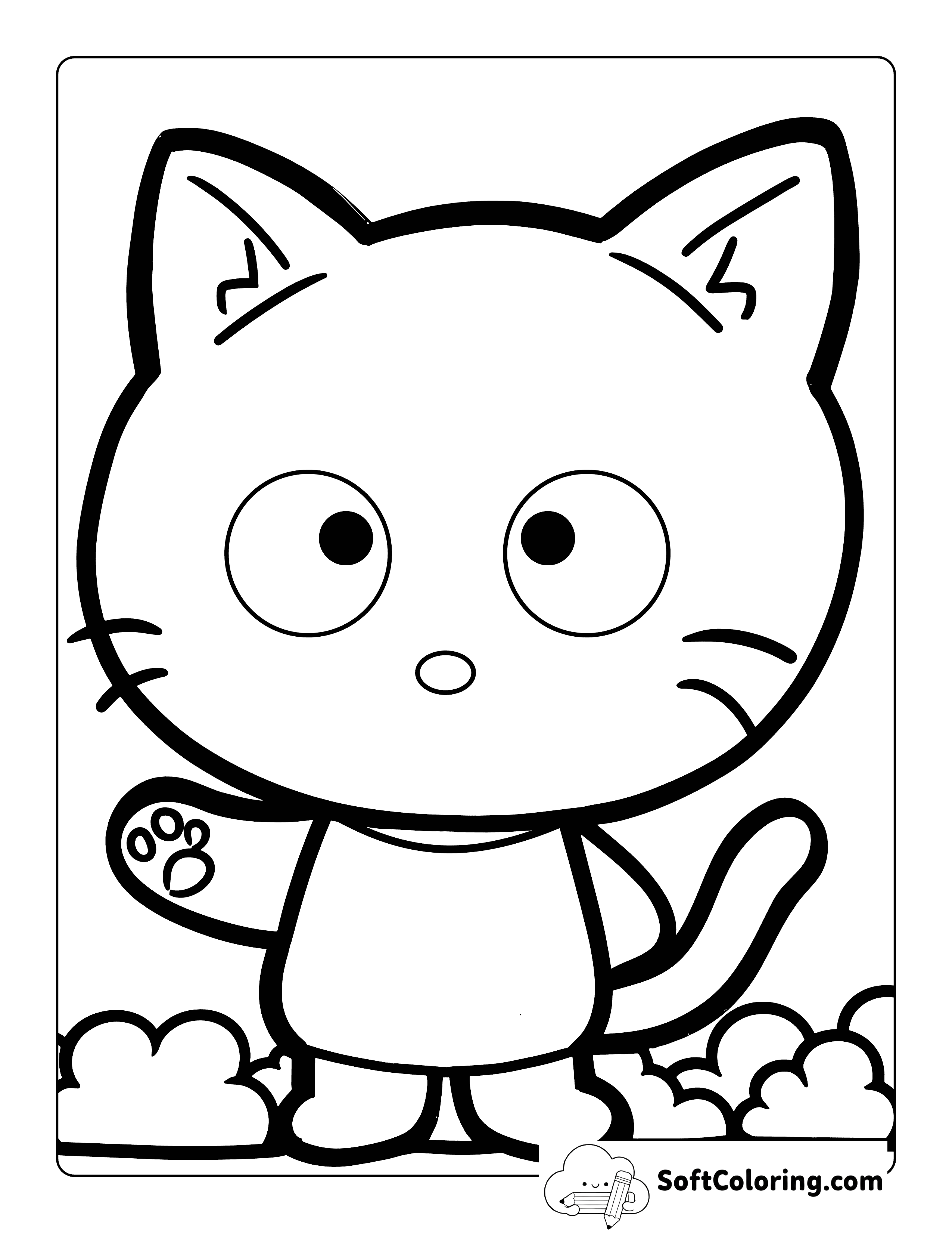 Easy Chococat-Inspired Drawing for Preschoolers