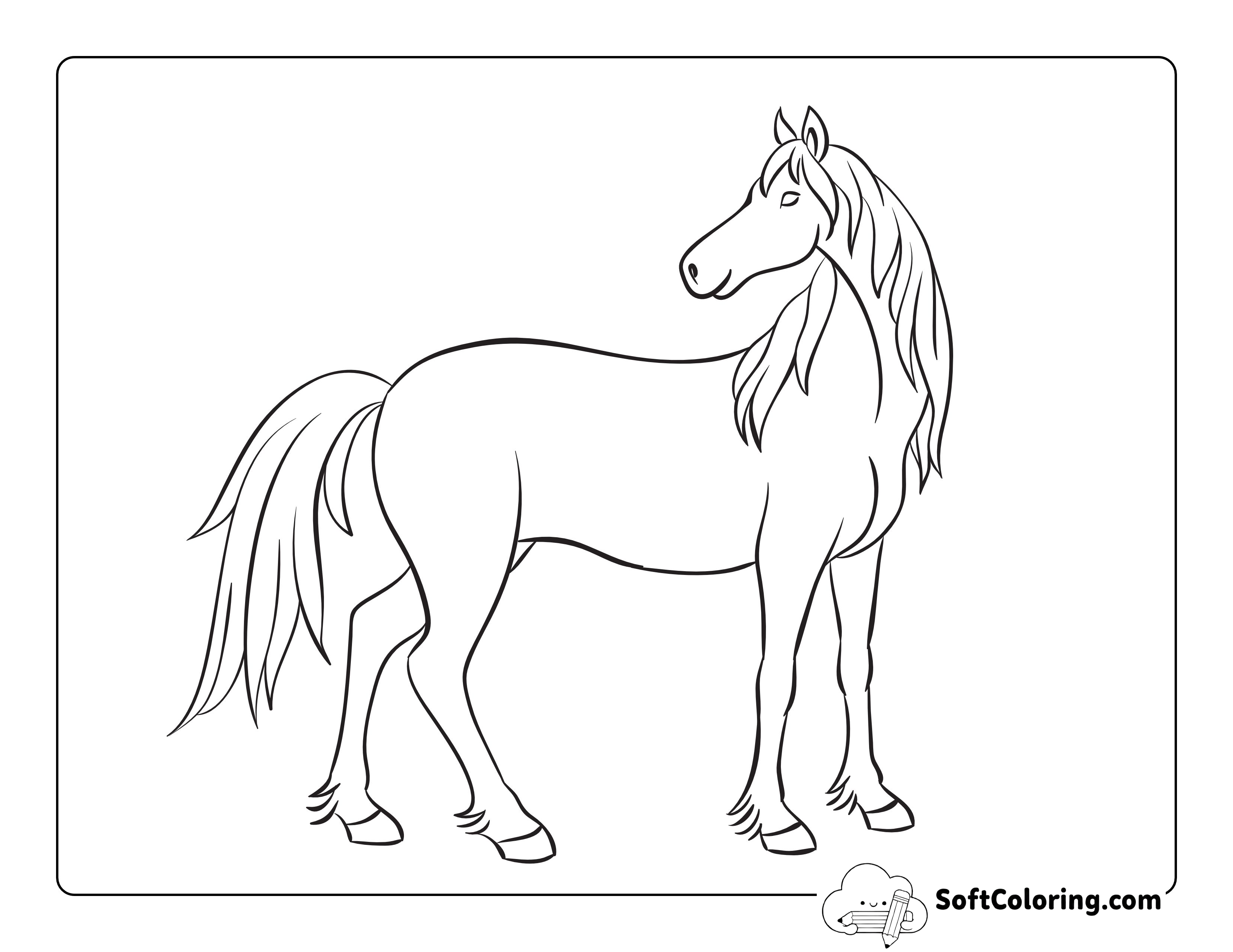 Free Printable Horse PDF