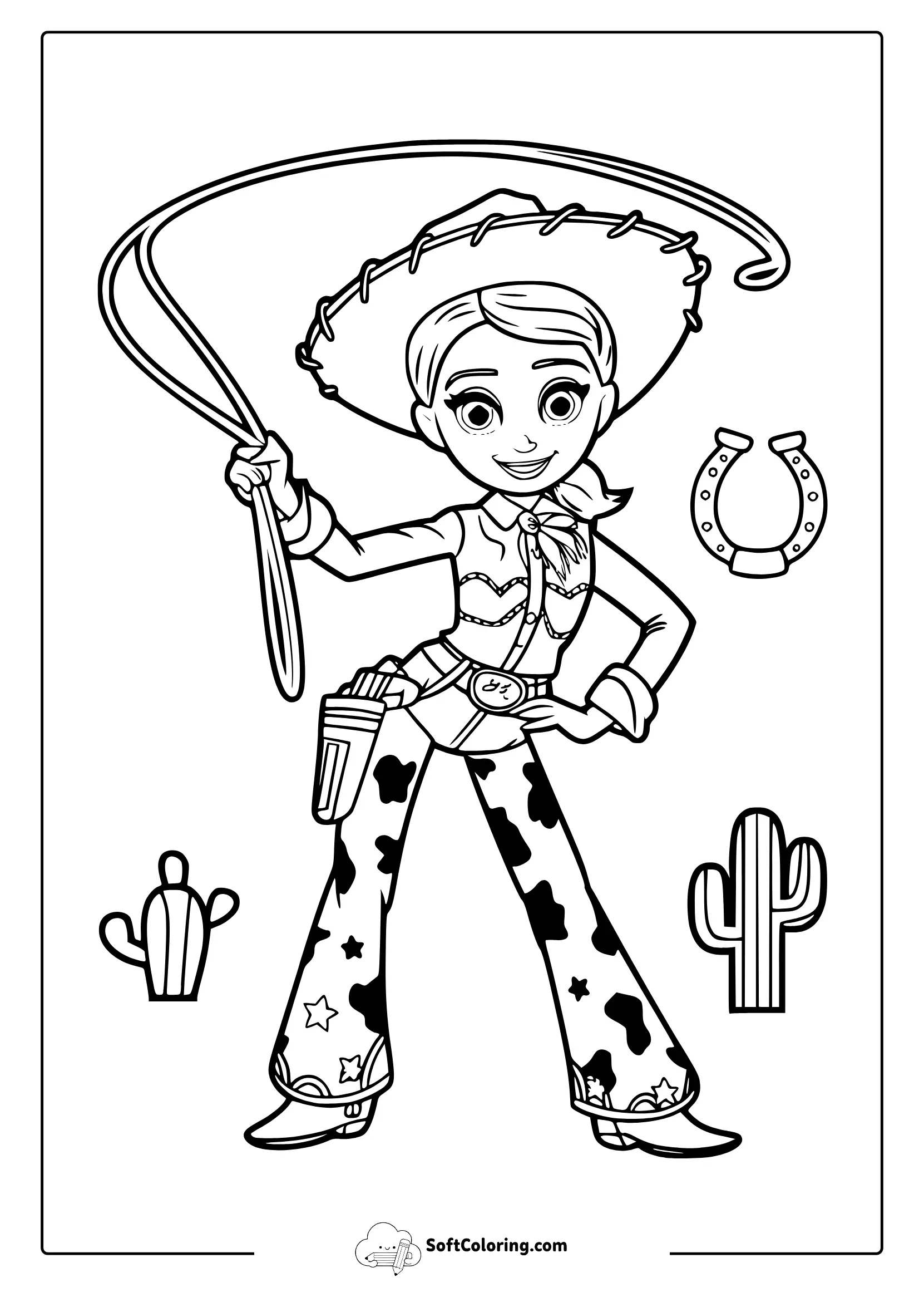Jessie Toy Story Coloring Page