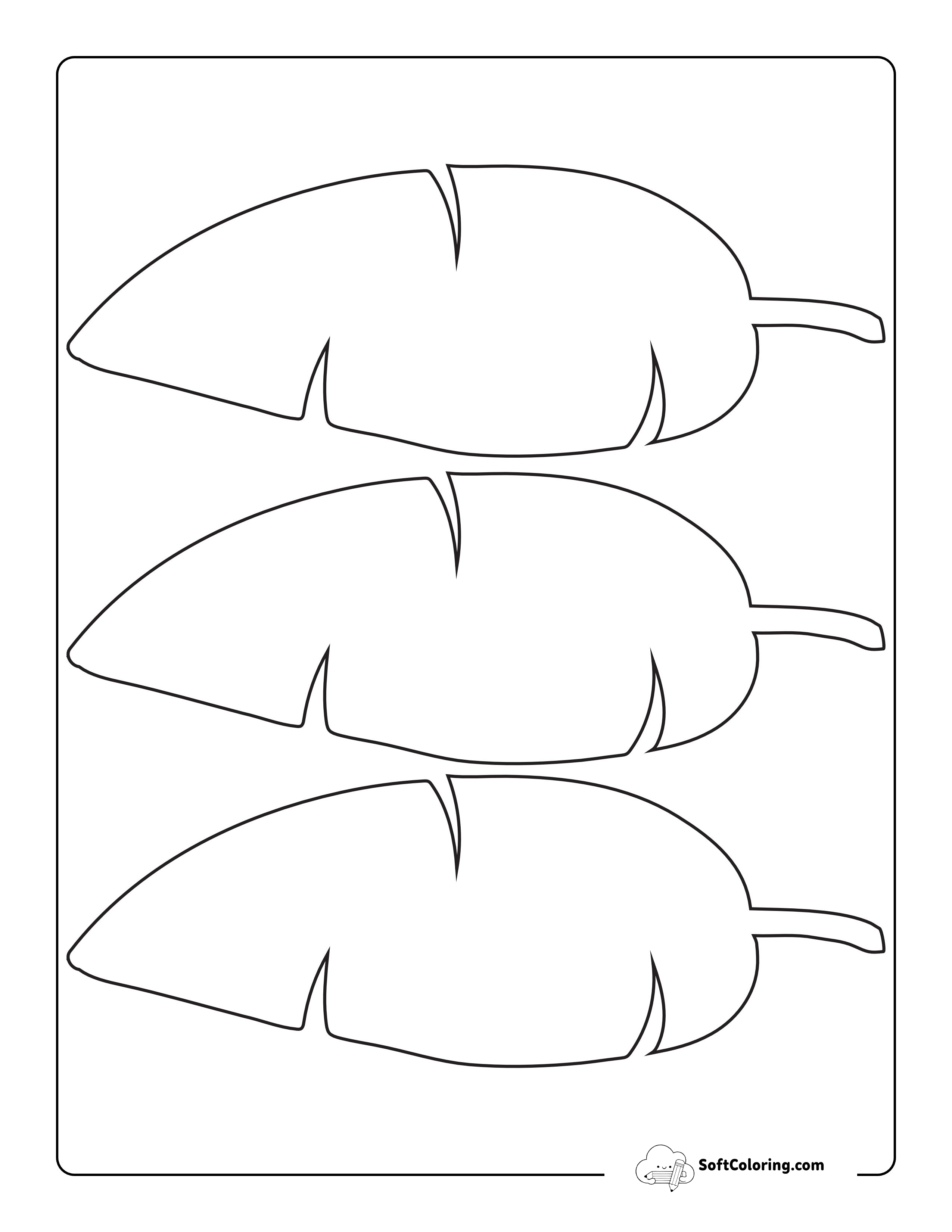 Banana Leaf Pattern - Medium