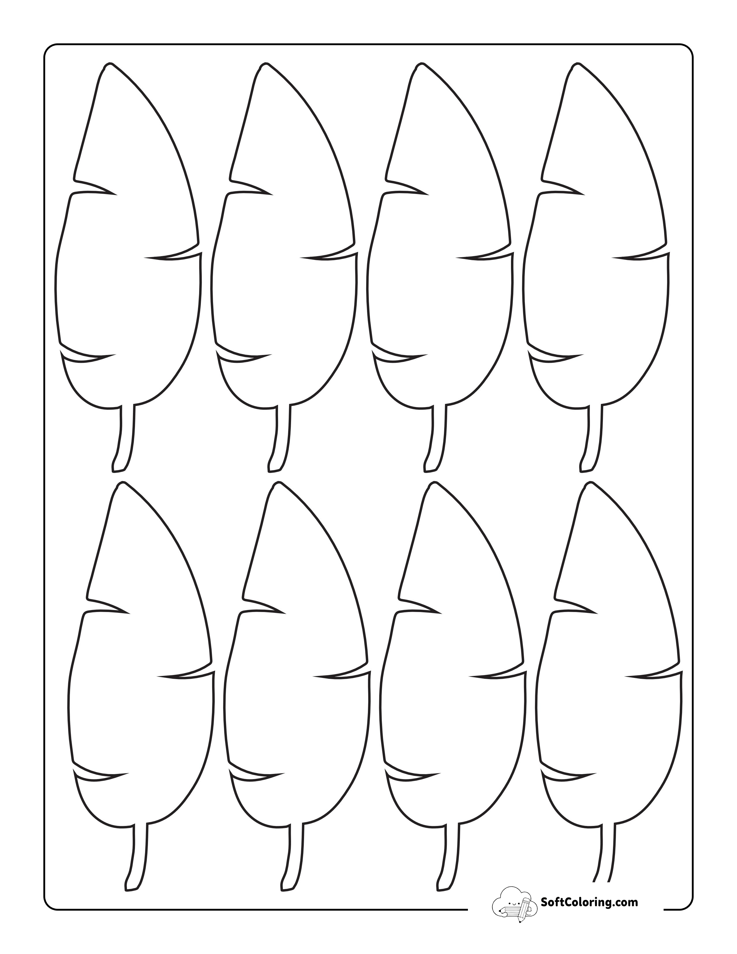 Banana Leaf Pattern - Small