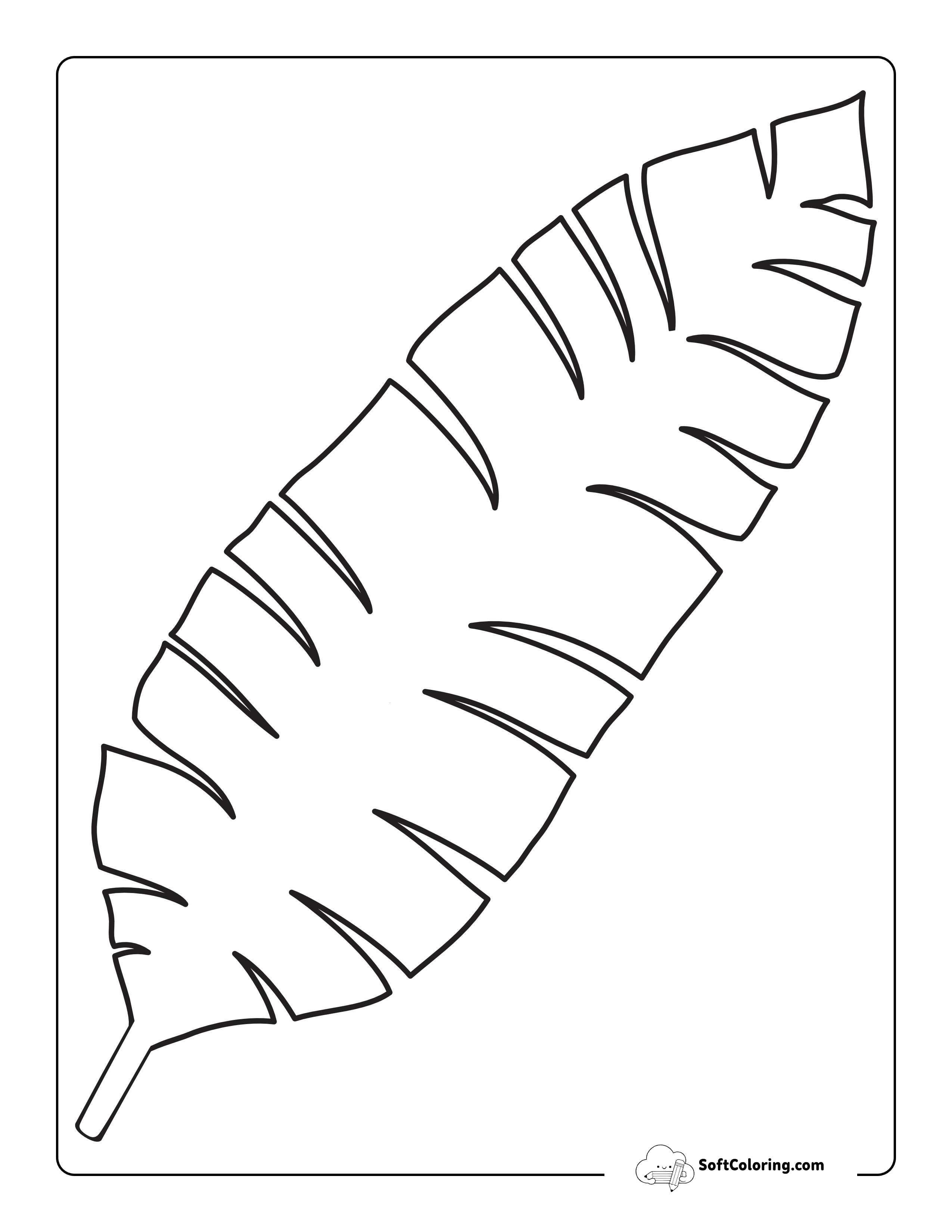 Long Jungle Leaf - Large