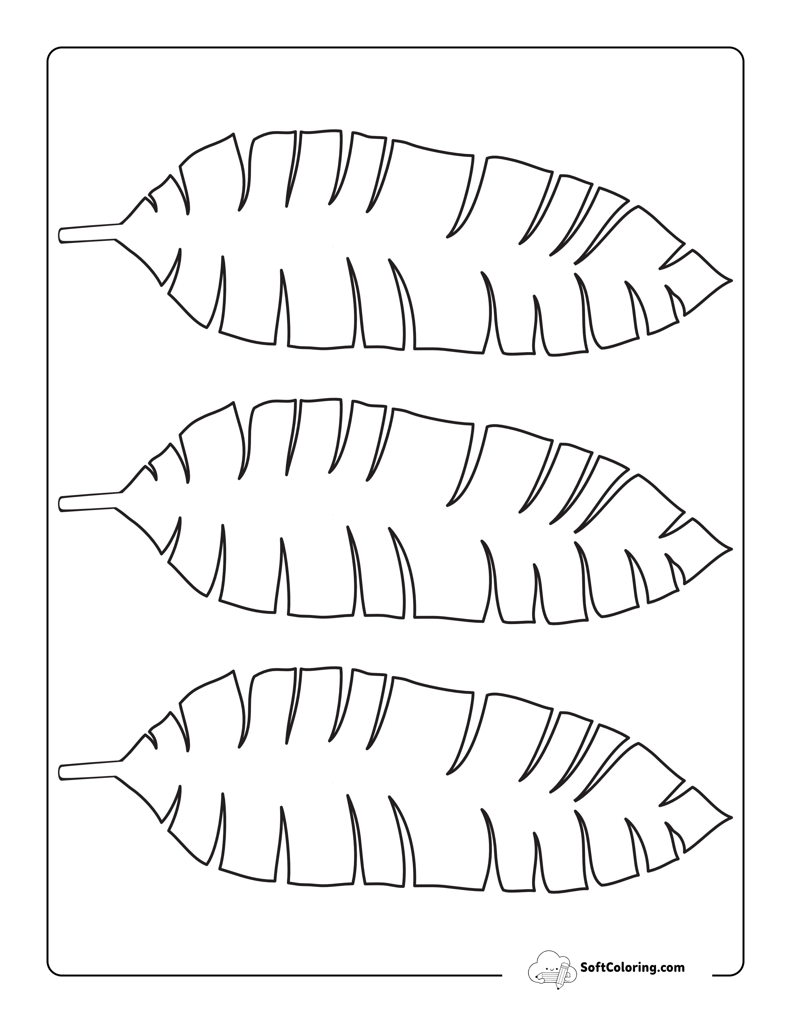 Long Jungle Leaf - Medium