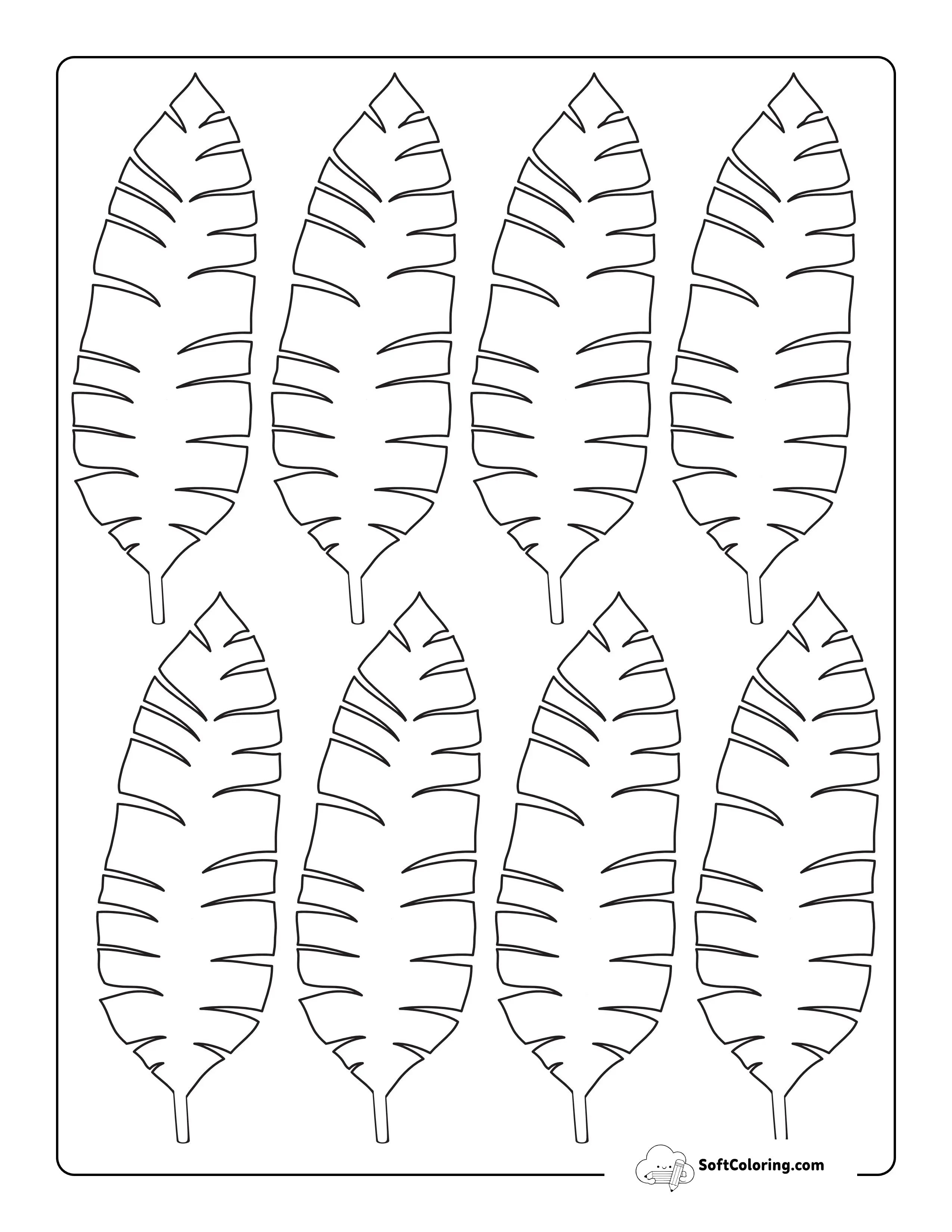 Long Jungle Leaf - Small