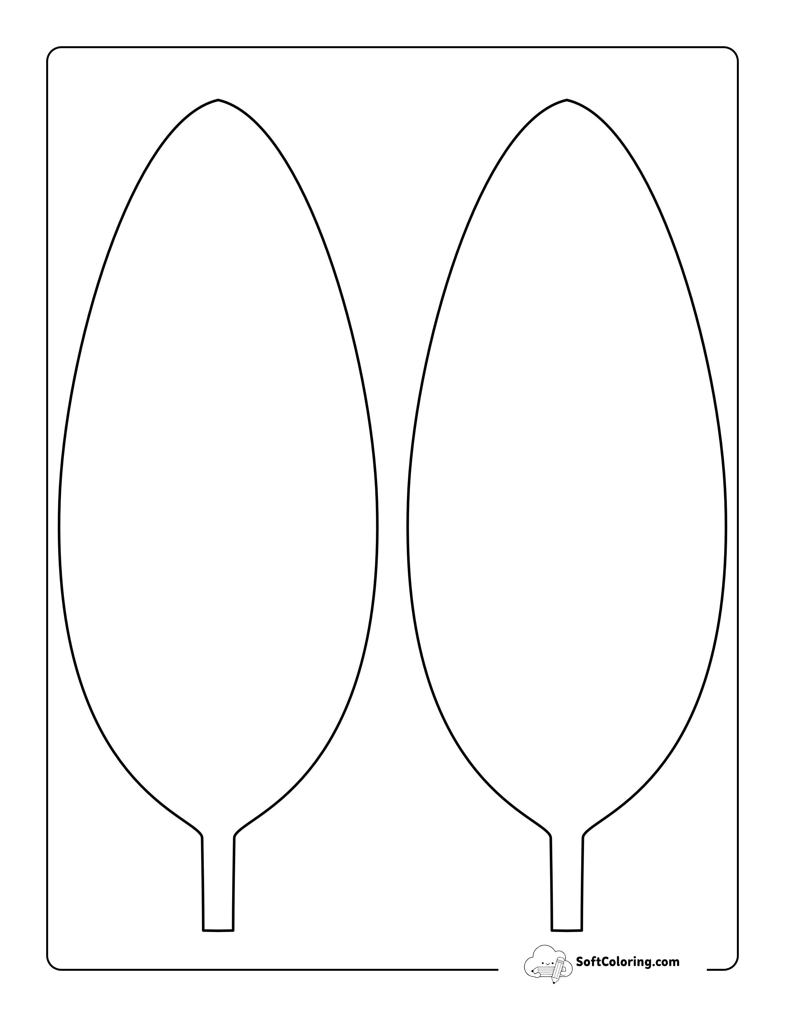 Oval-Shaped Leaf - Large