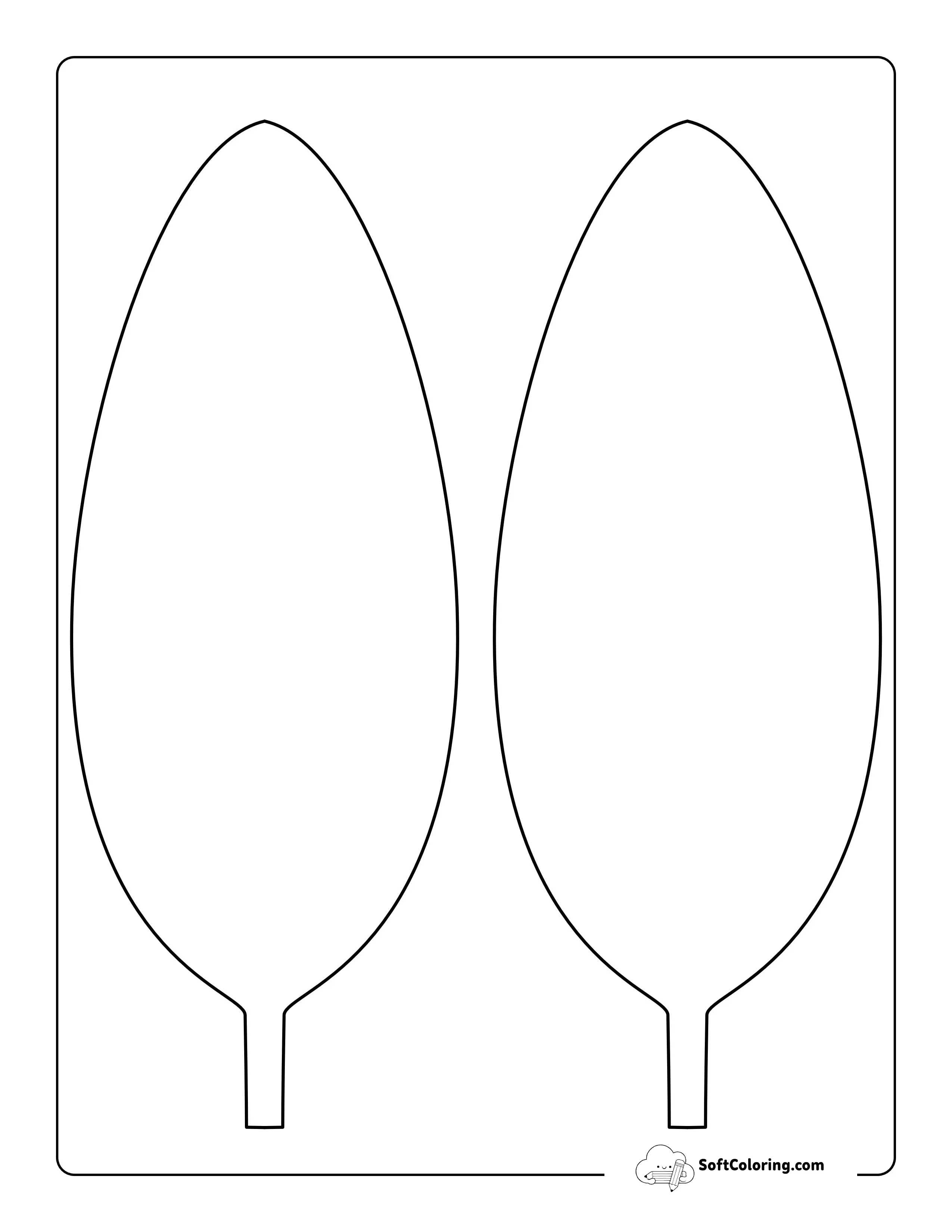 Oval-Shaped Leaf - Large