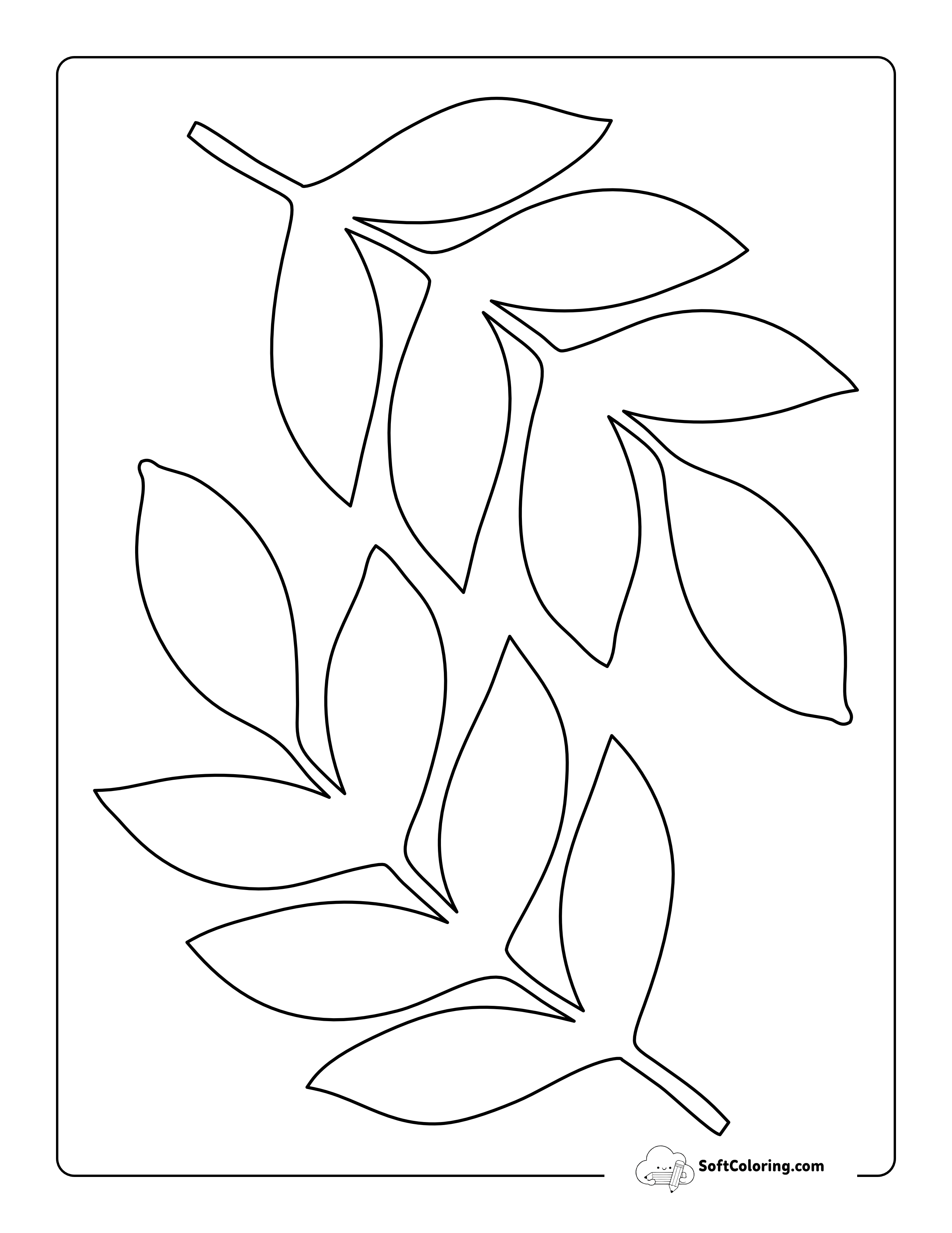 Compound Leaves Pattern - Medium