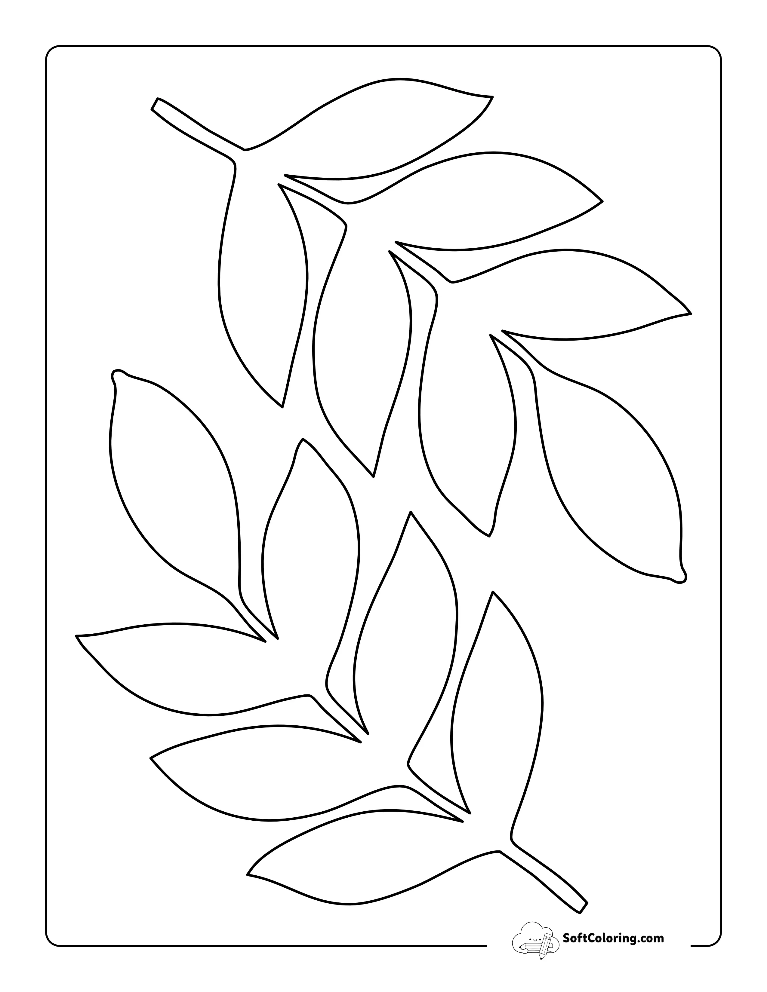 Compound Leaves Pattern - Medium