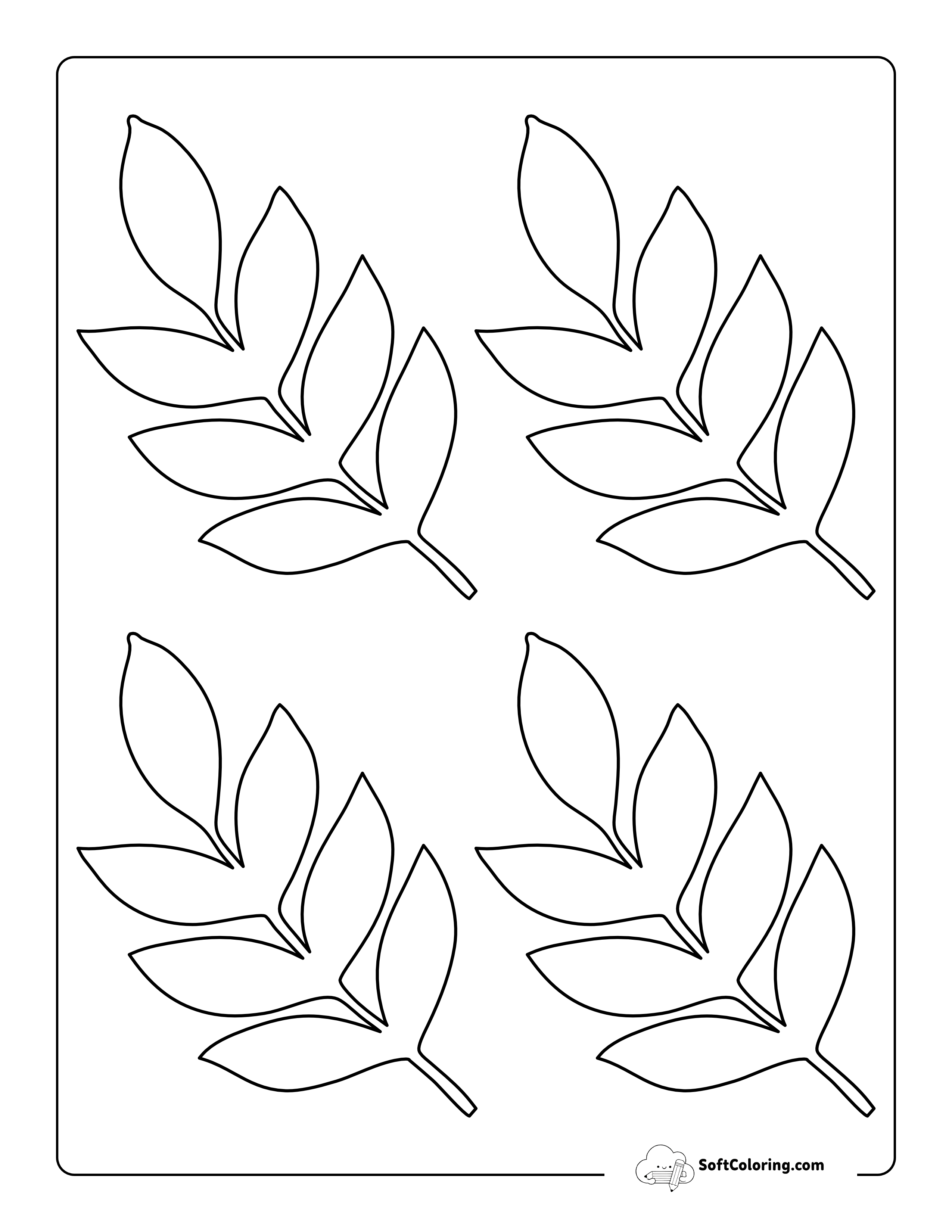 Compound Leaves Pattern - Small
