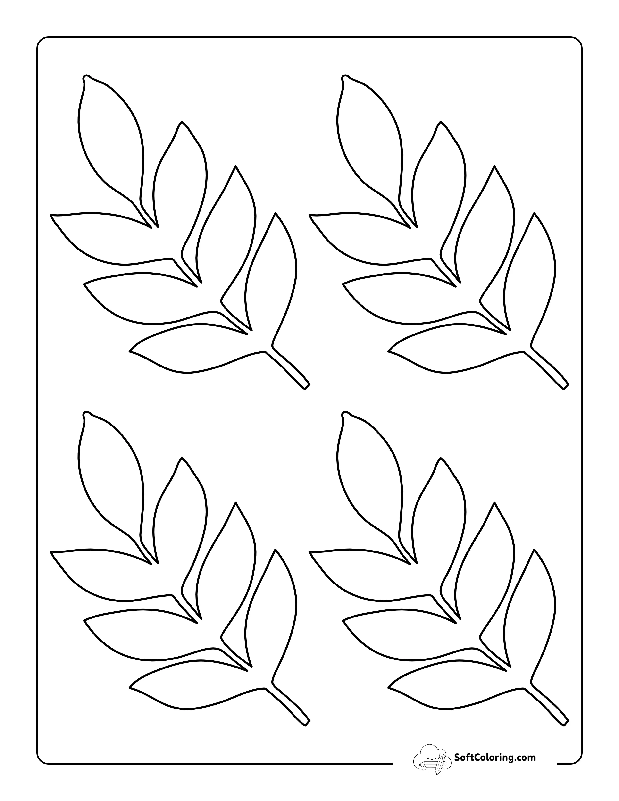 Compound Leaves Pattern - Small