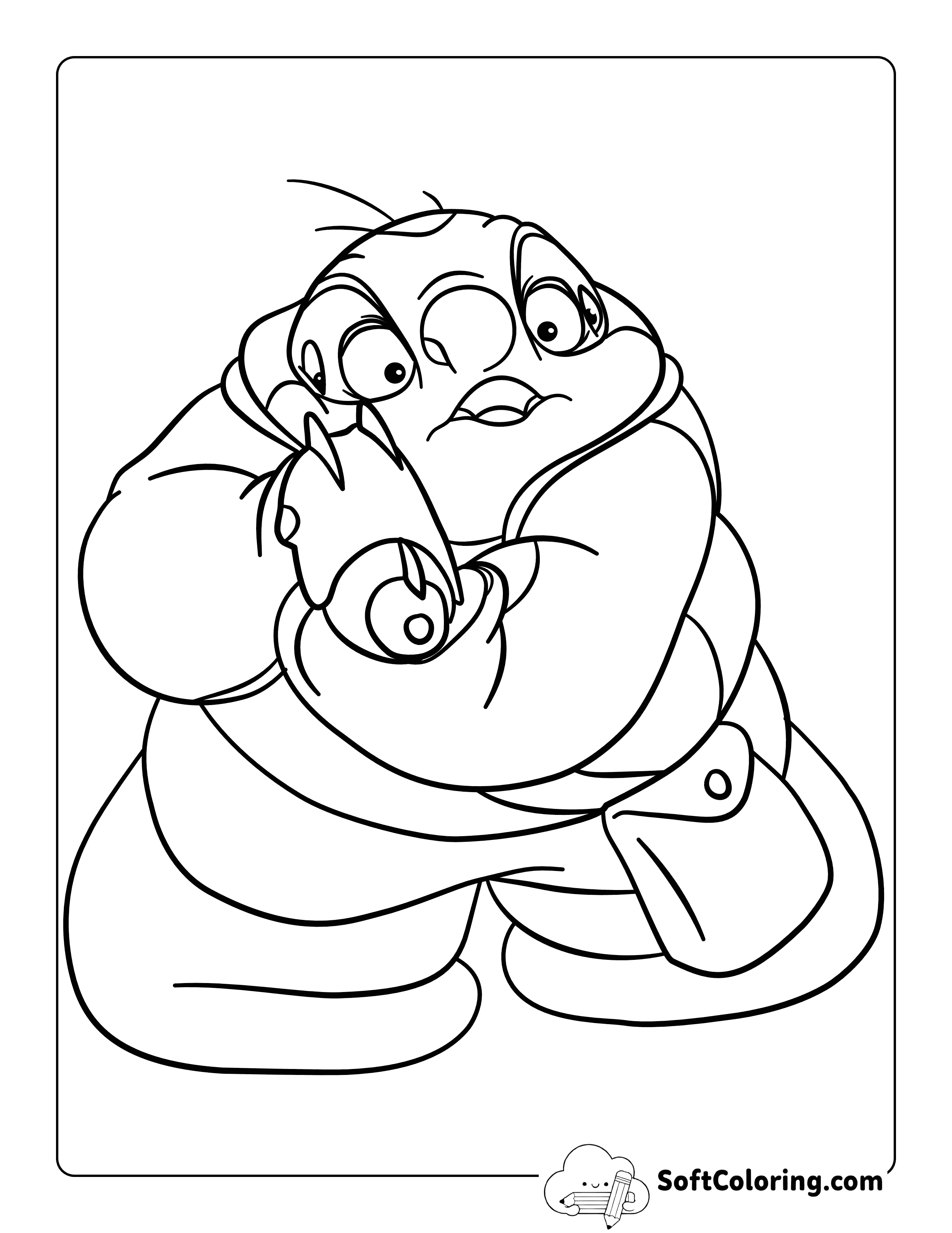 Fun Alien to Color Inspired by Jumba Jookiba Printable