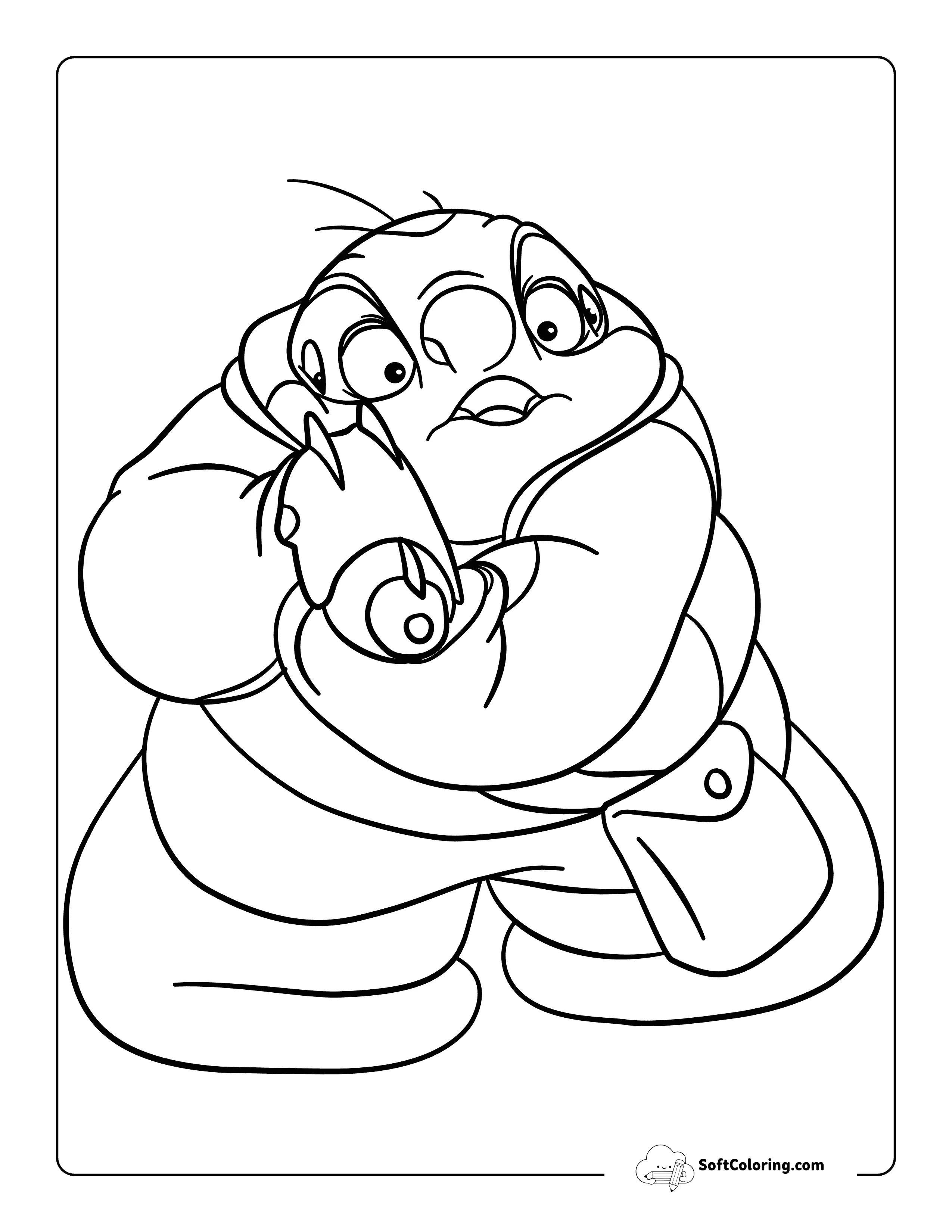 Fun Alien To Color Inspired By Jumba Jookiba Printable