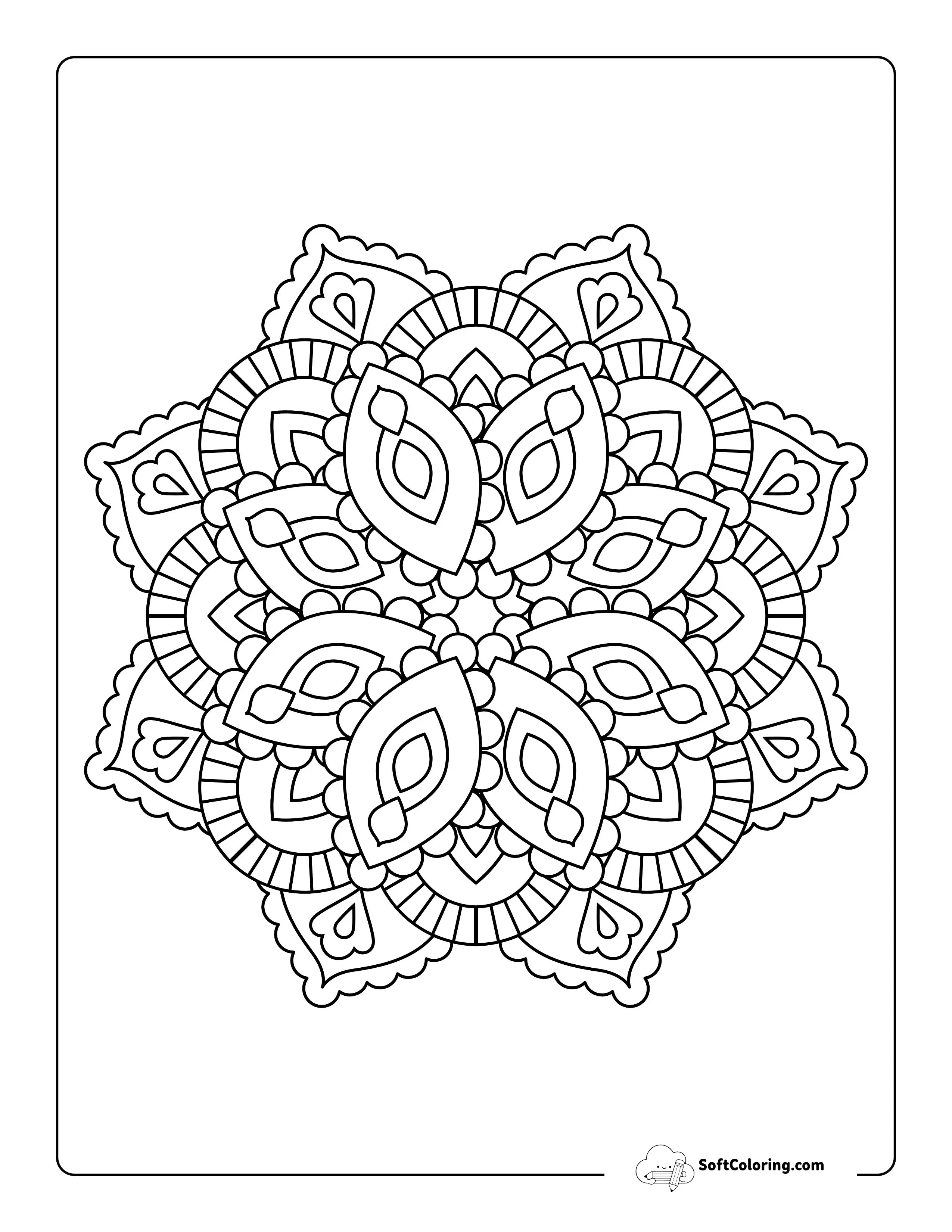 Free Printable Mandala To Color
