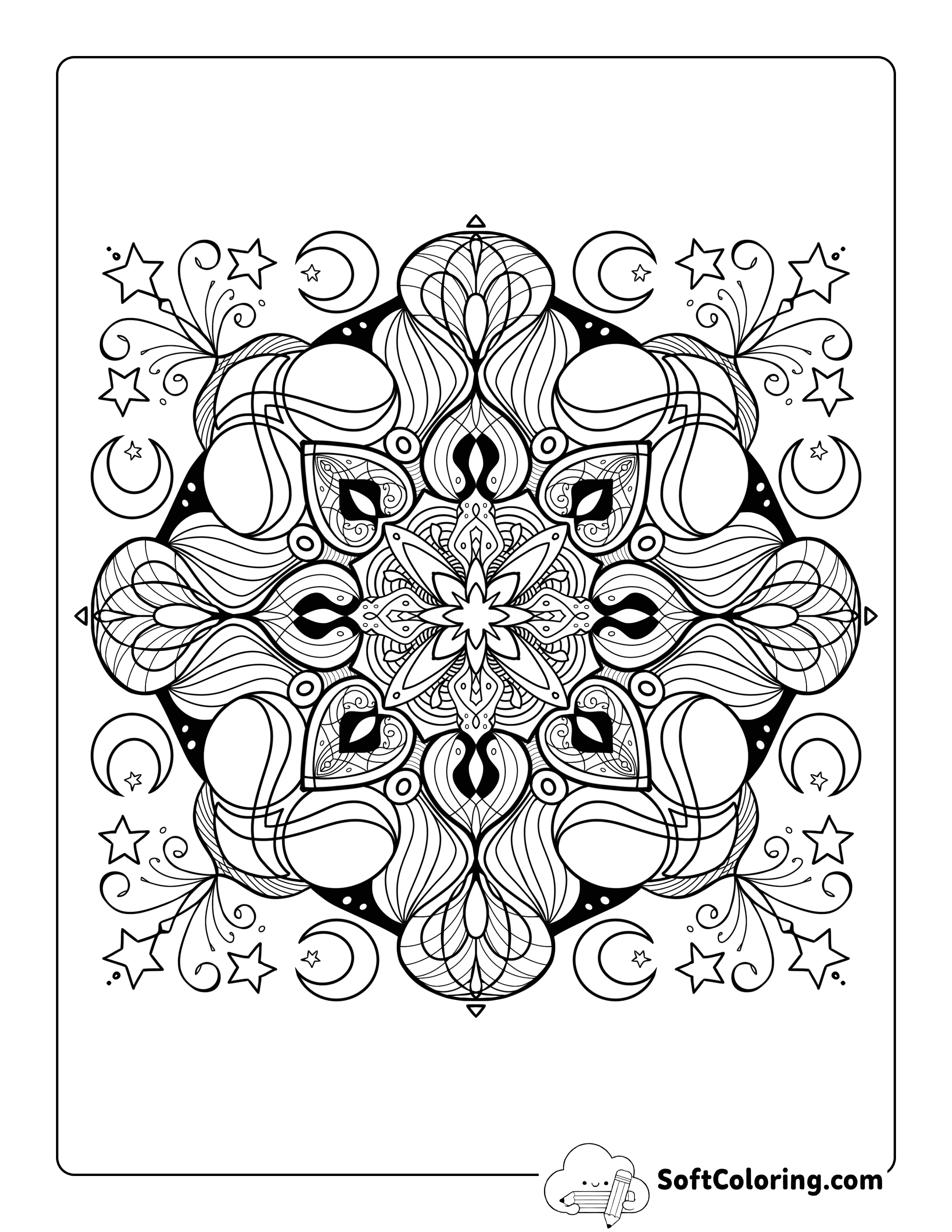 Evening Arabesque Mandala
