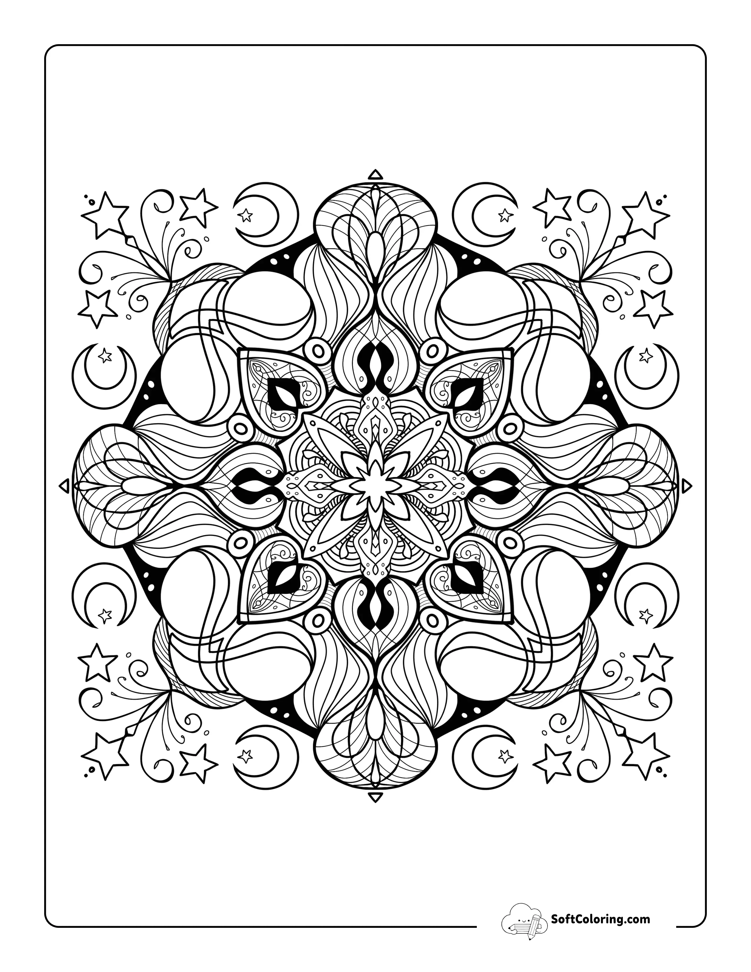 Evening Arabesque Mandala
