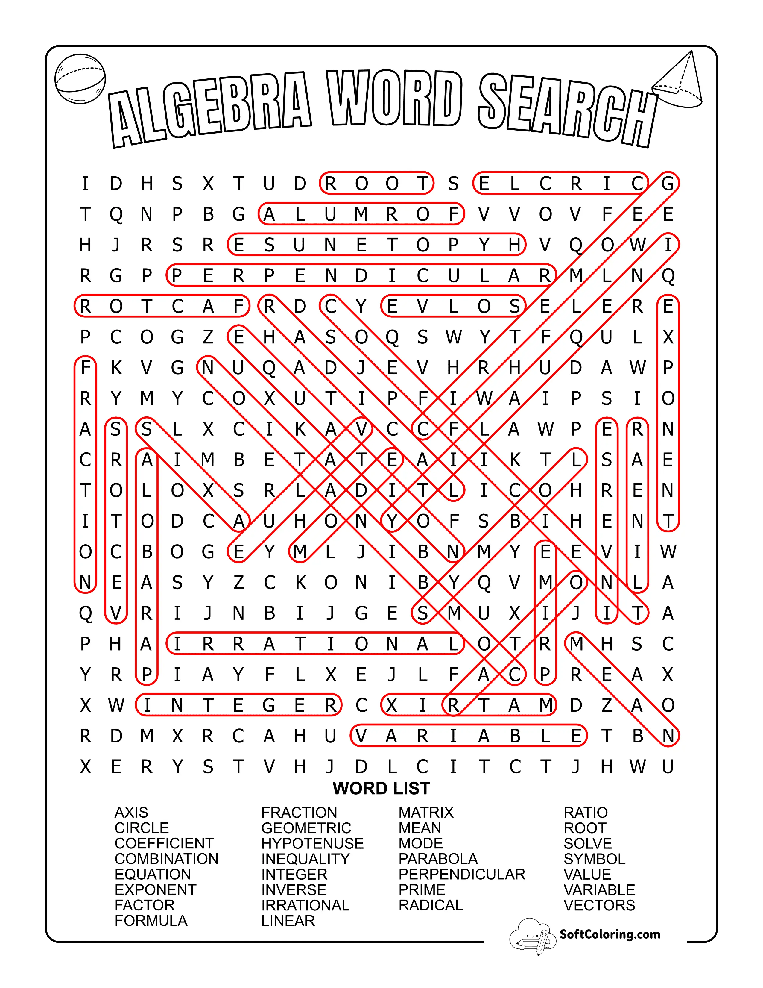 Hard Algebra Answers