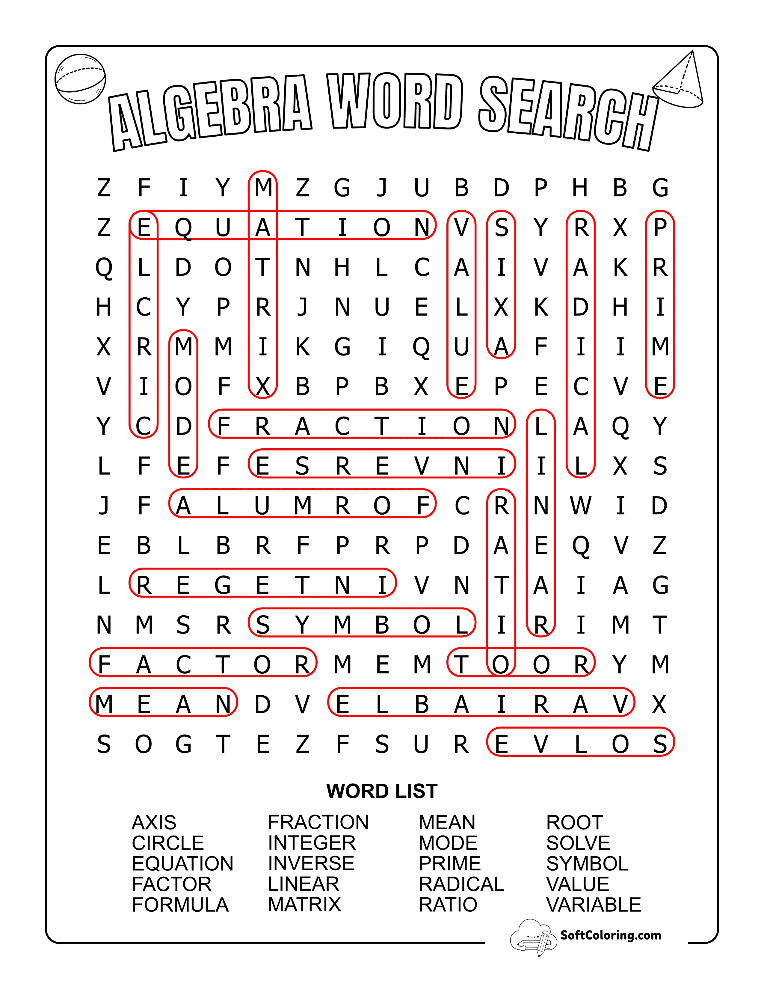 Medium Algebra Answers