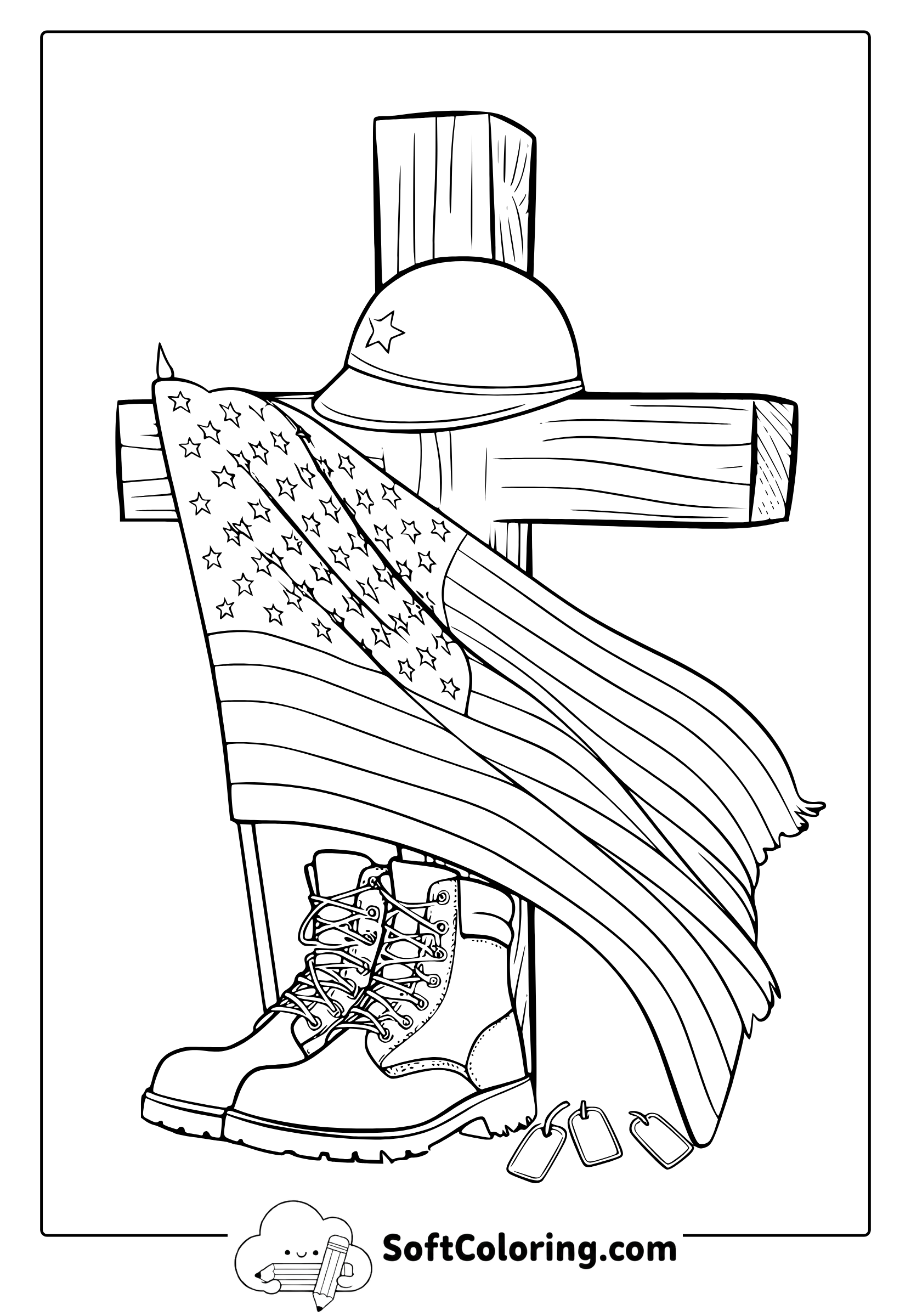 Memorial Day Coloring Page