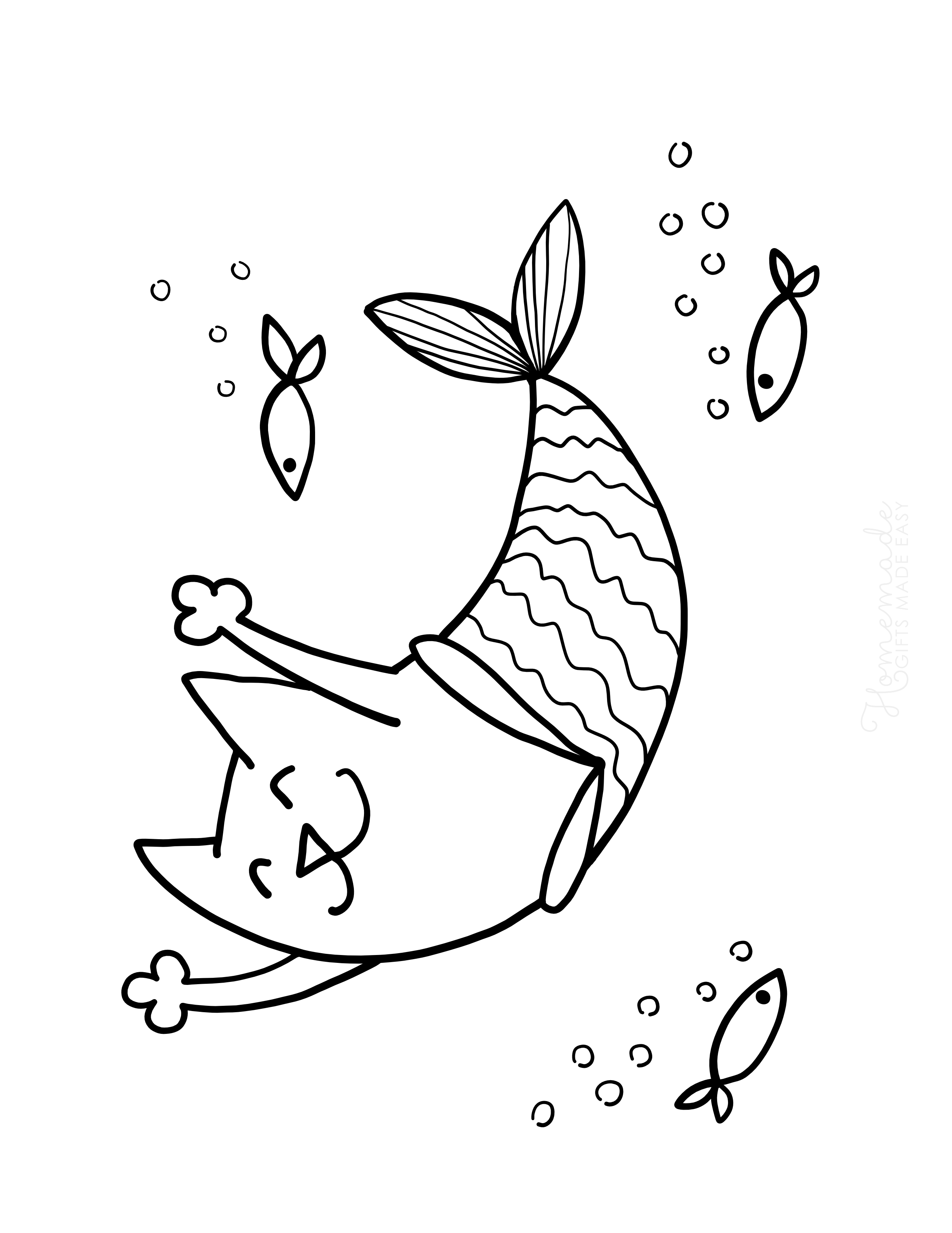 Cute Mercat Coloring Page