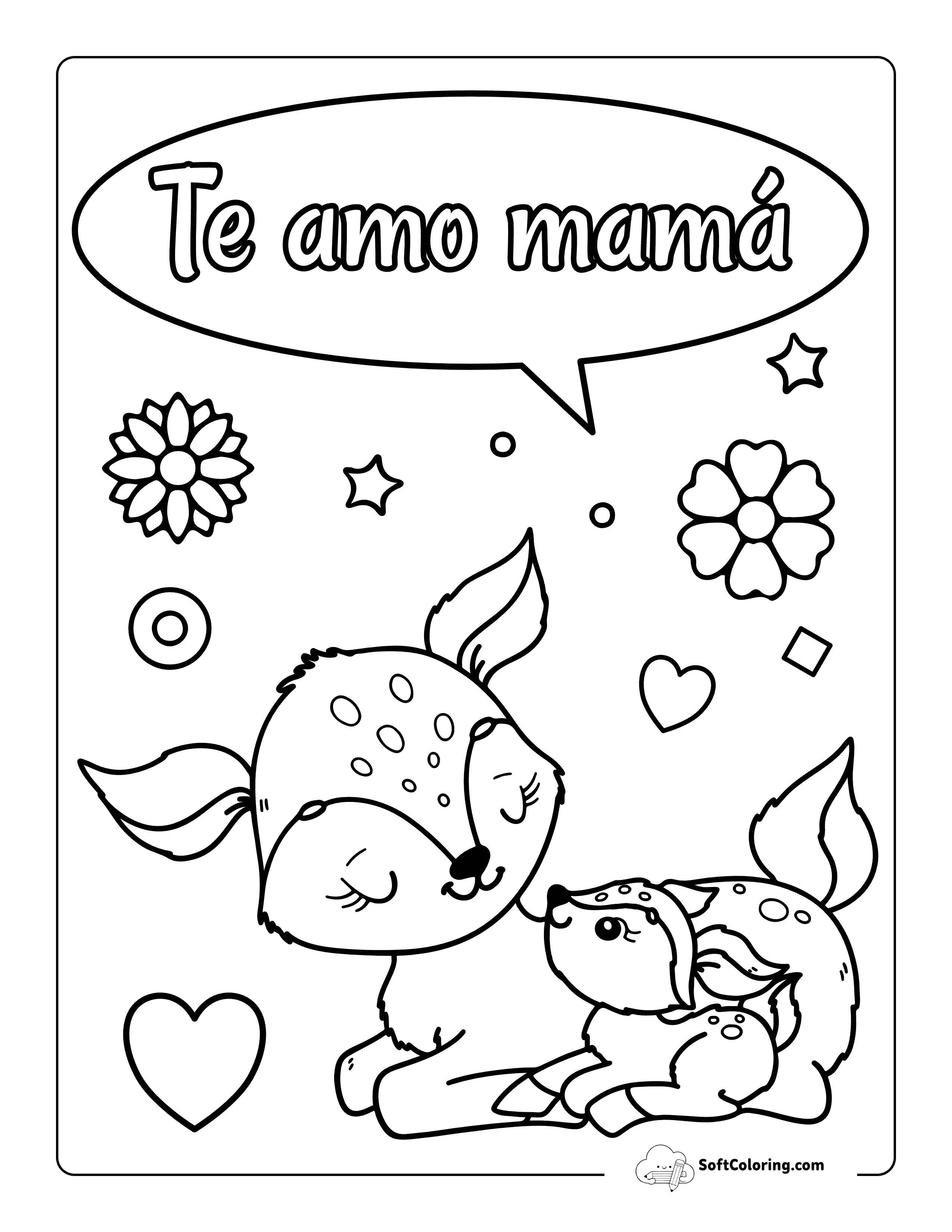 "Te Amo" Spanish Mother's Day Printable