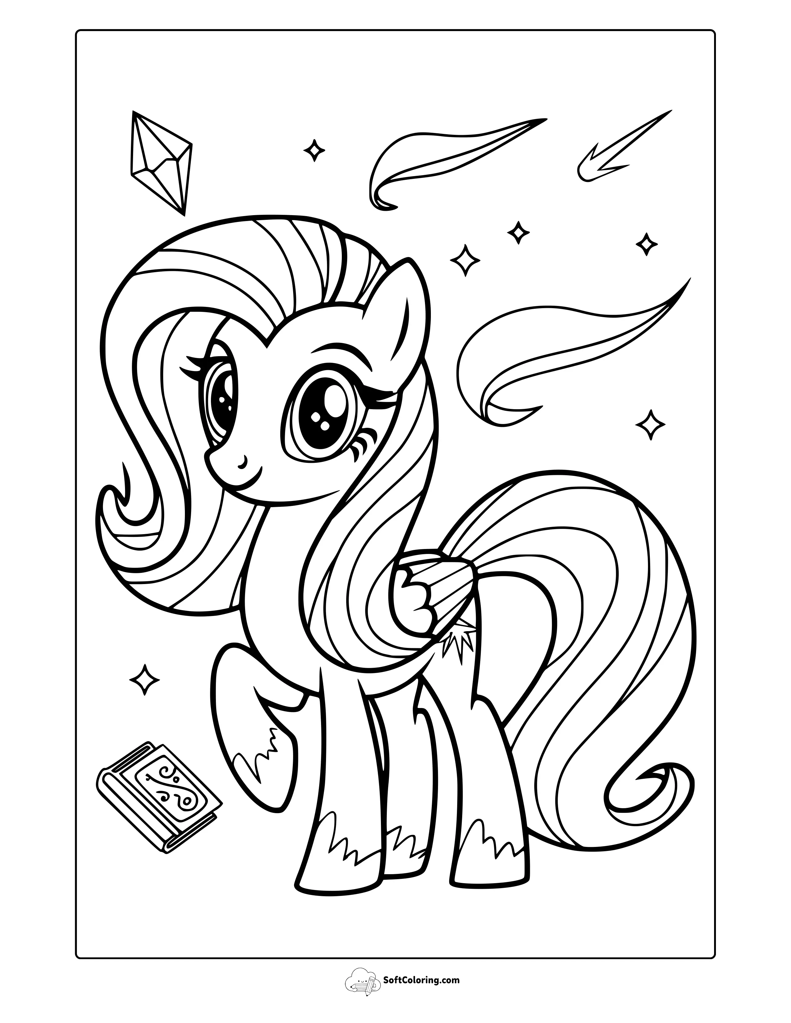 My Little Pony Friendship Is Magic Coloring Page