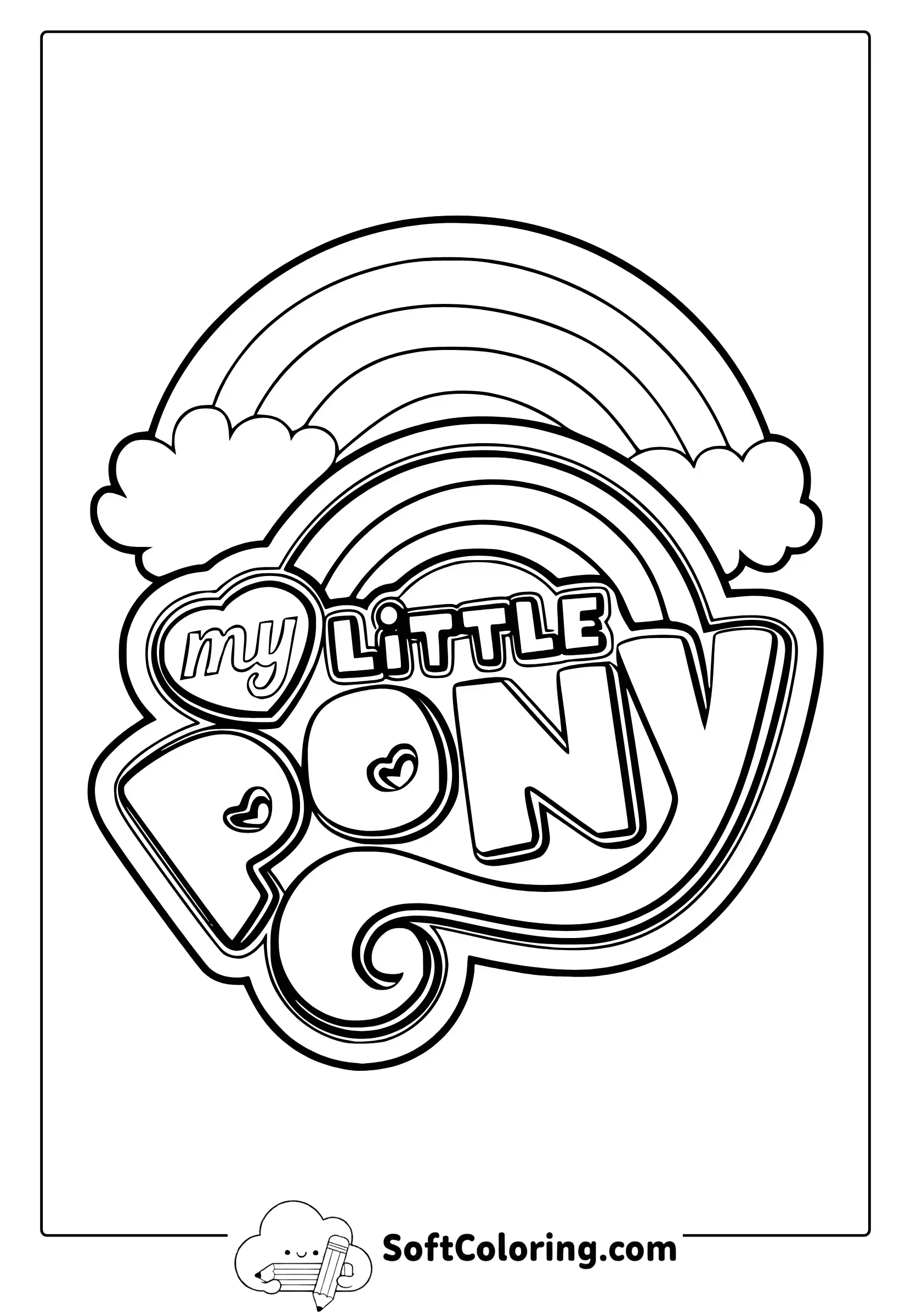 My Little Pony Movie Coloring Page