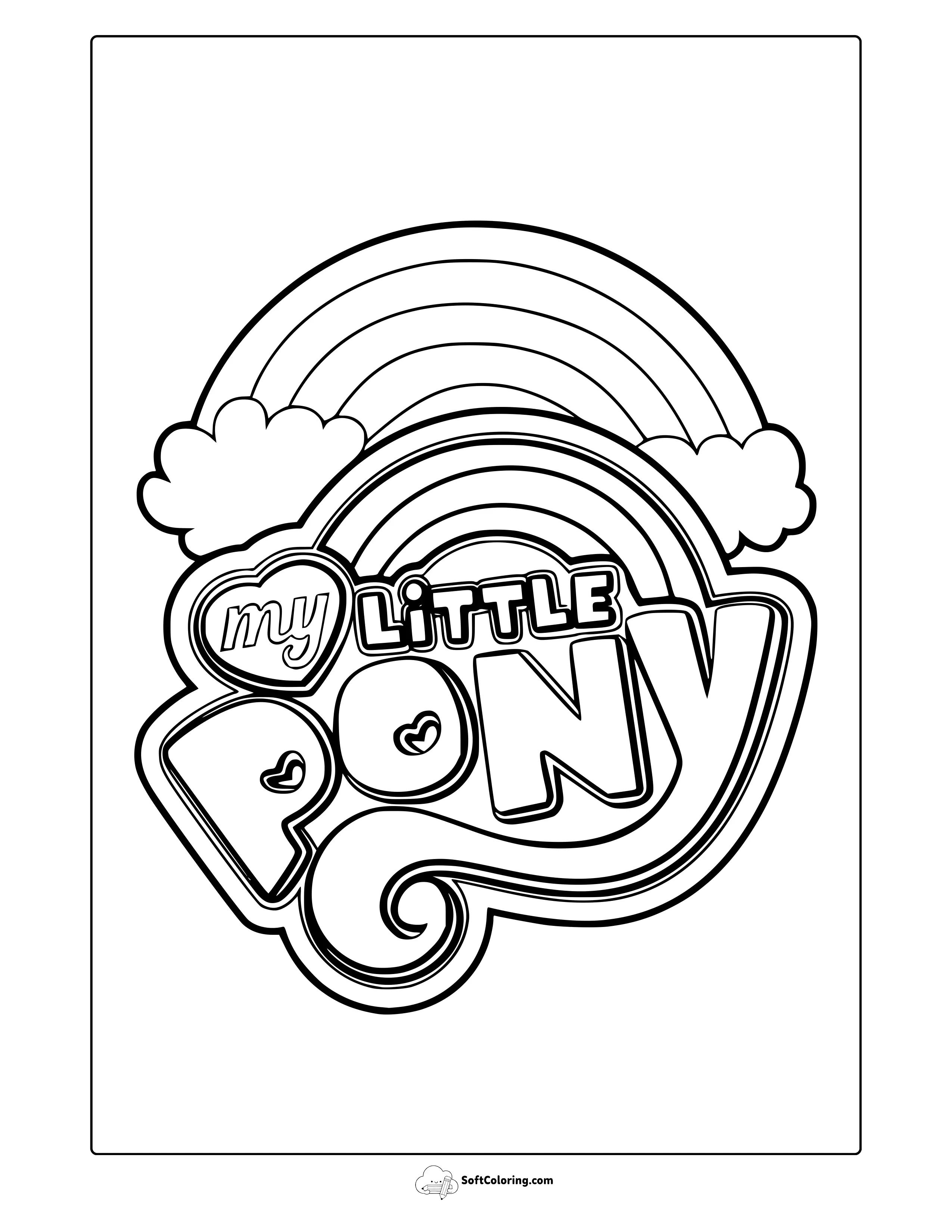 My Little Pony Movie Coloring Page