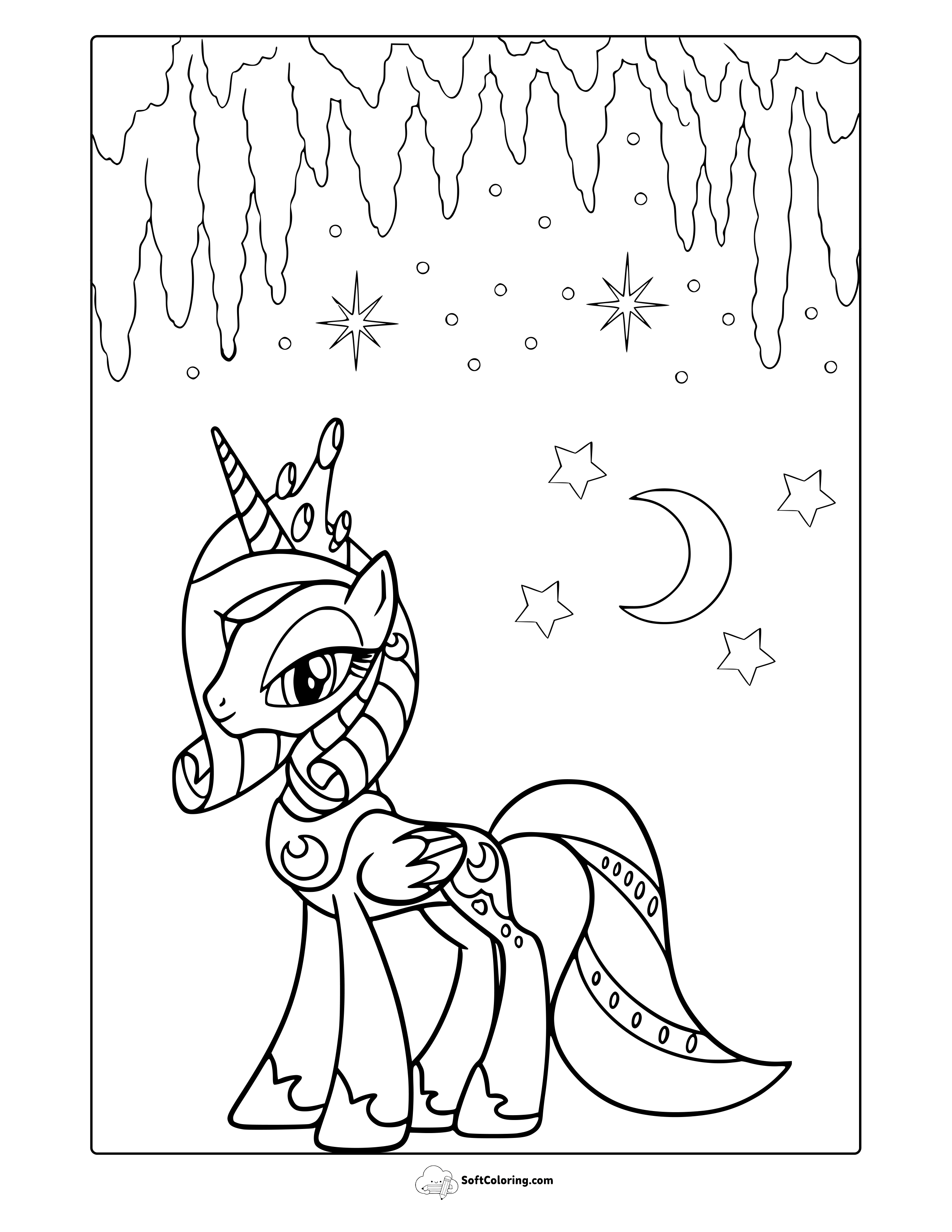 Princess Luna Coloring Page