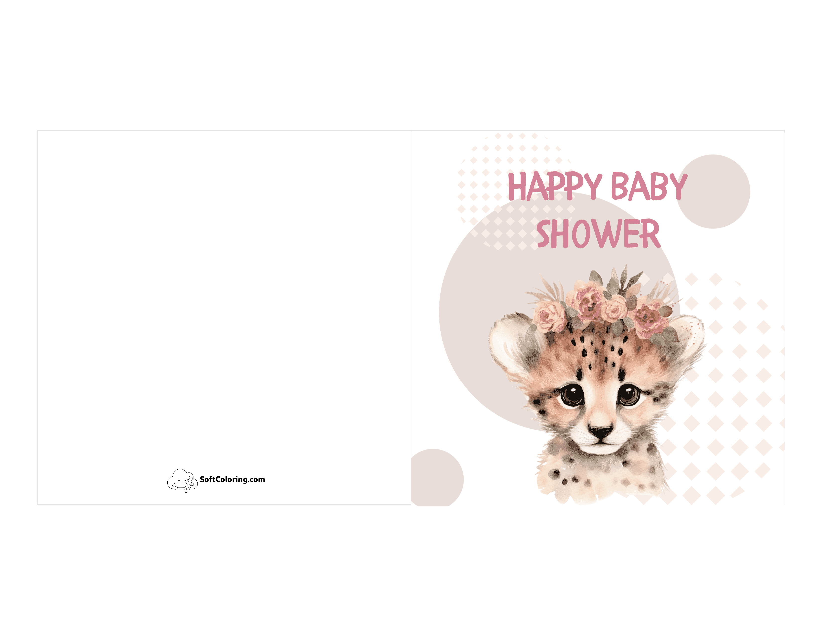 New "Happy Baby Shower" Card