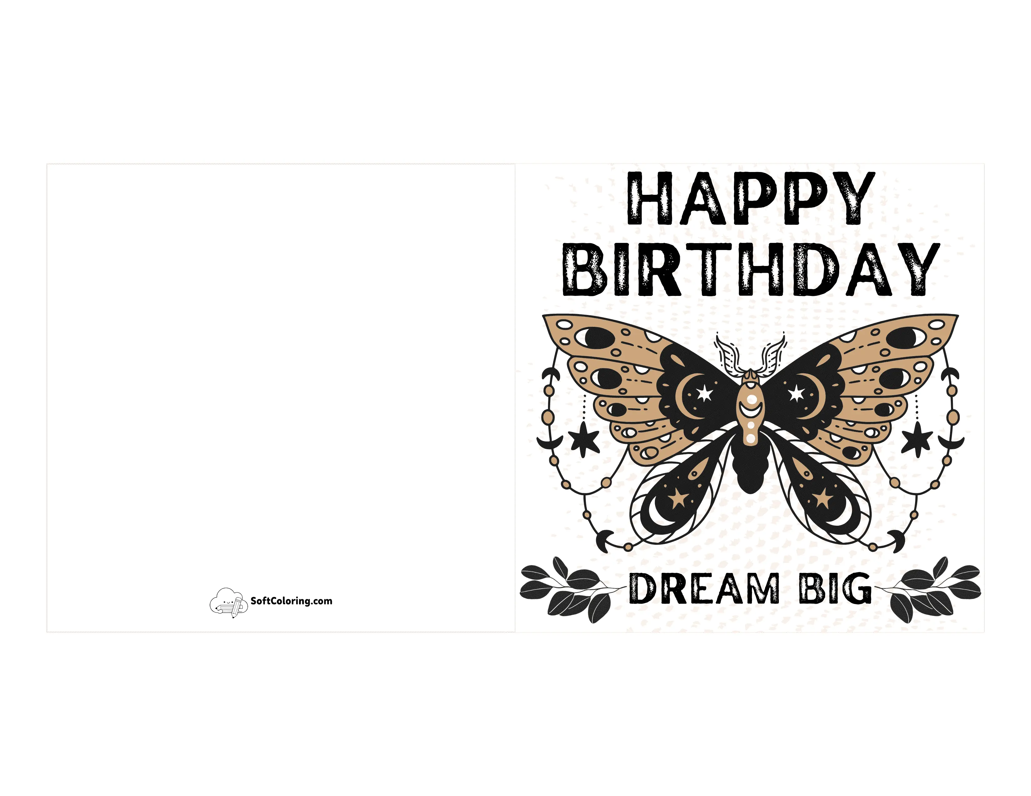 Mystical "Dream Big" Birthday Card