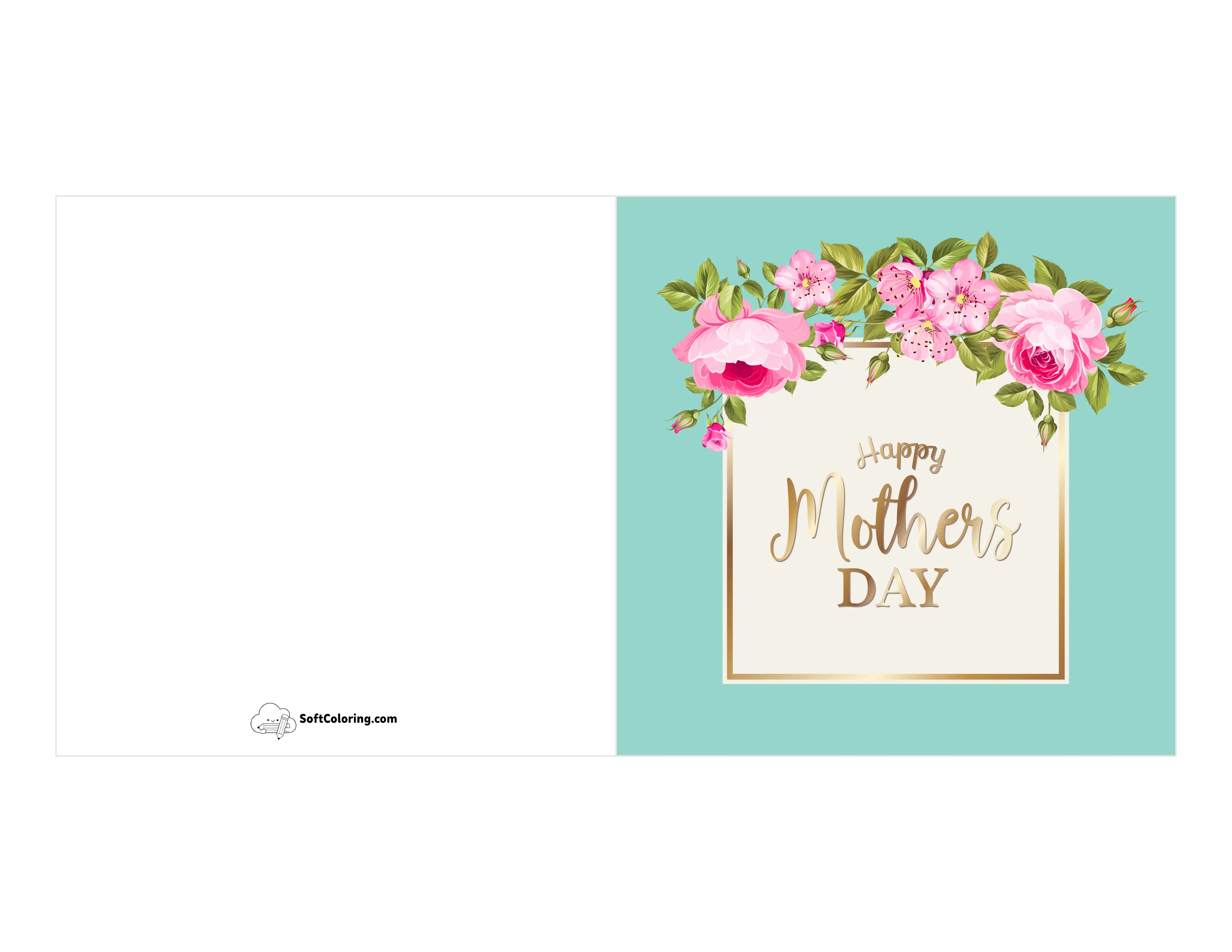 Free Printable Mother's Day Card With Roses