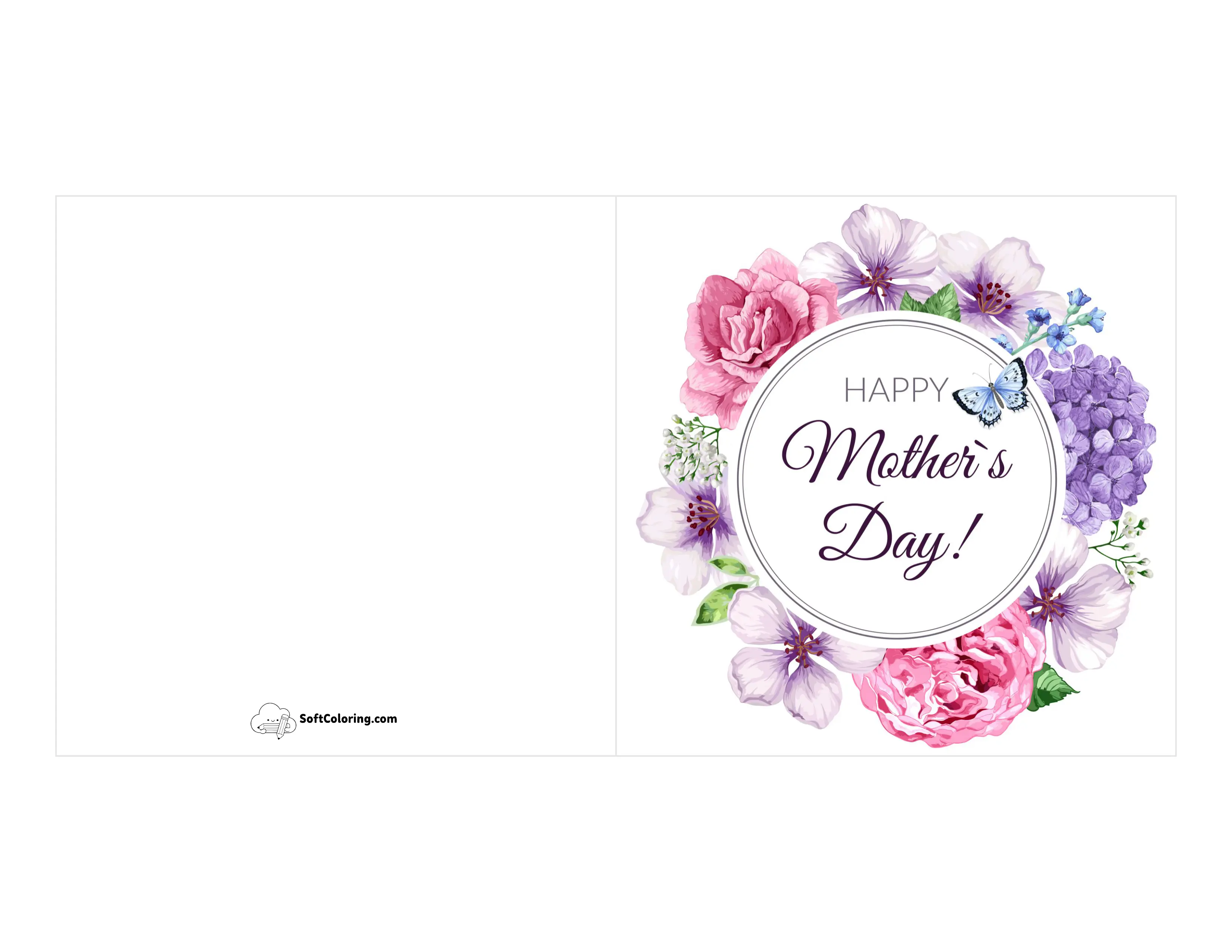 Free Printable Mother's Day Card Template