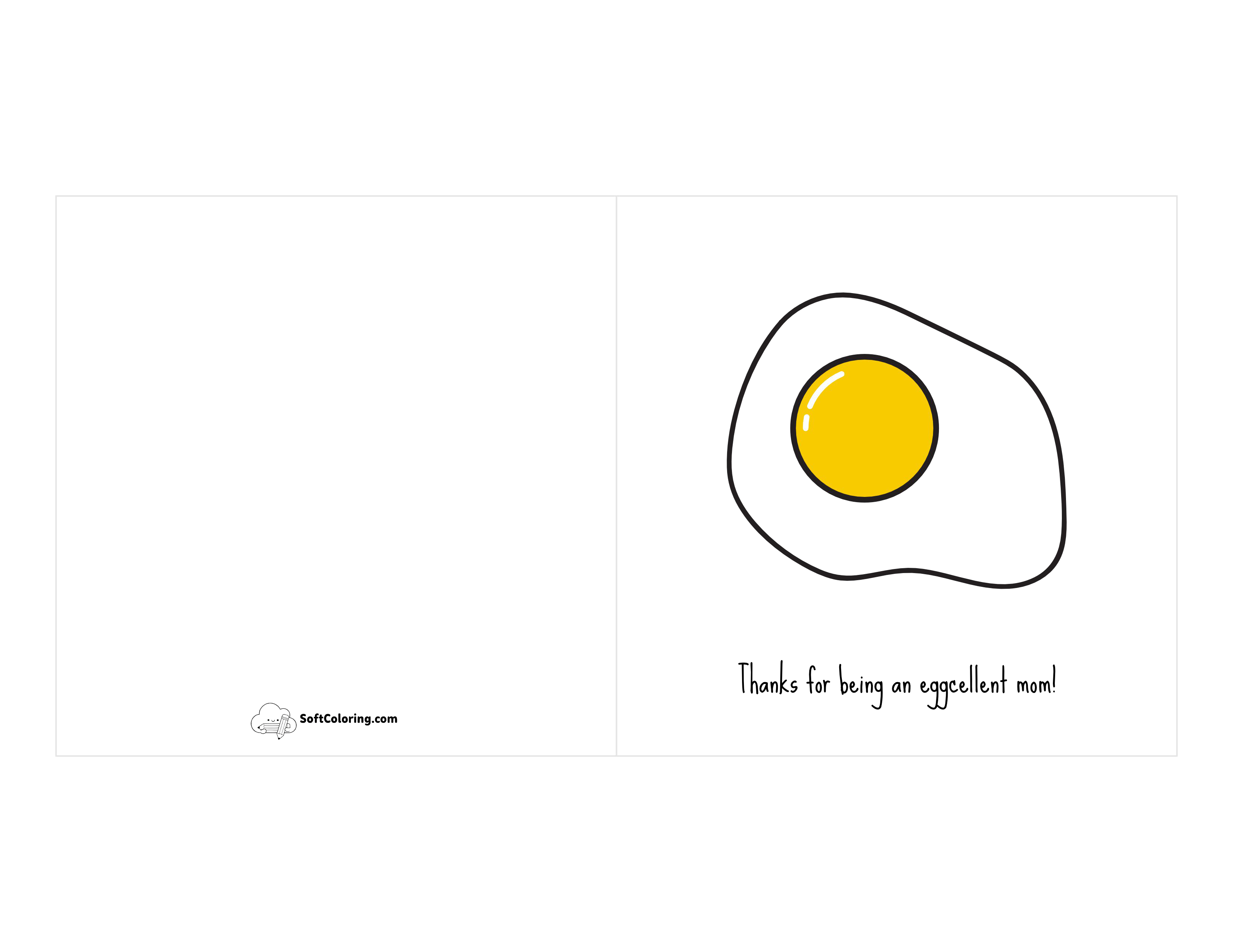 "Thanks For Being An Eggcellent Mom!"