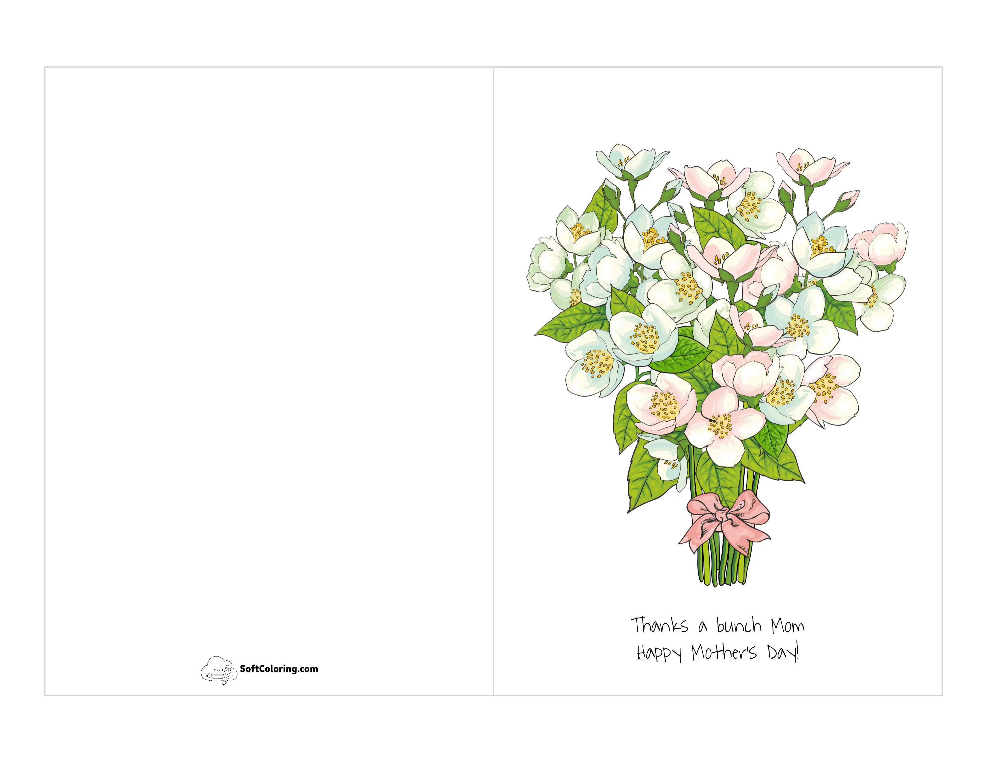 "Thanks A Bunch" Mother's Day Card