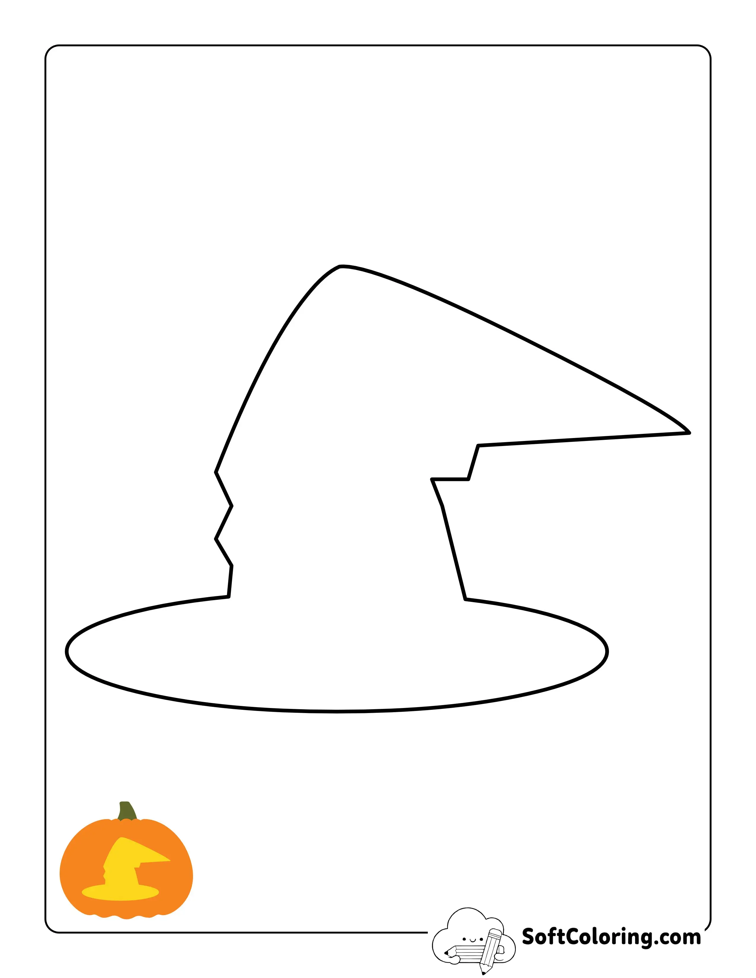 Easy Witches Hat Free Pumpkin Pattern