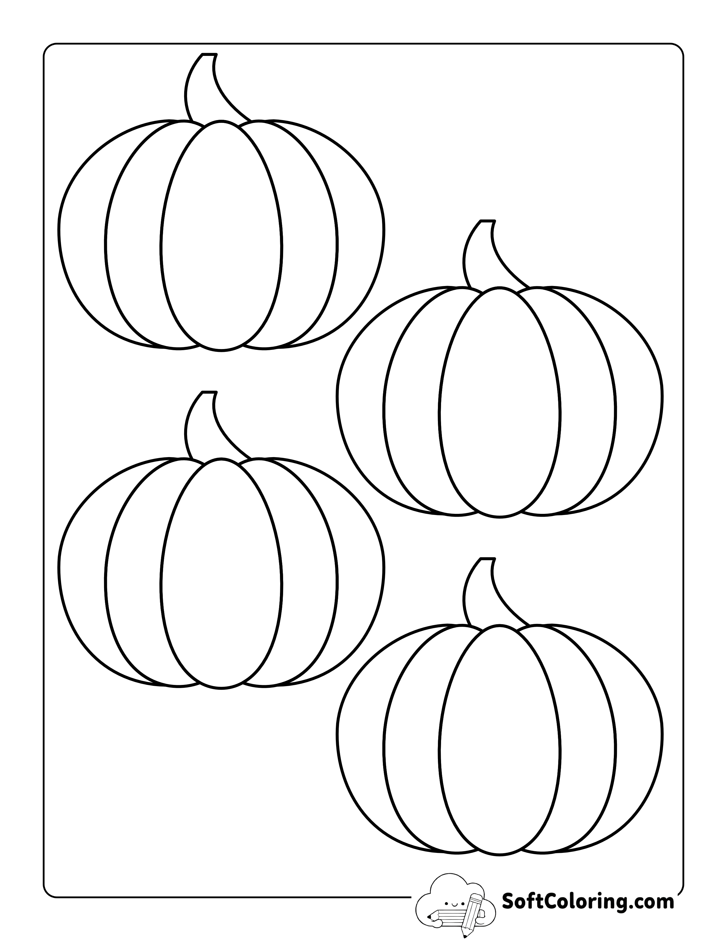 Pumpkin Outline - Small