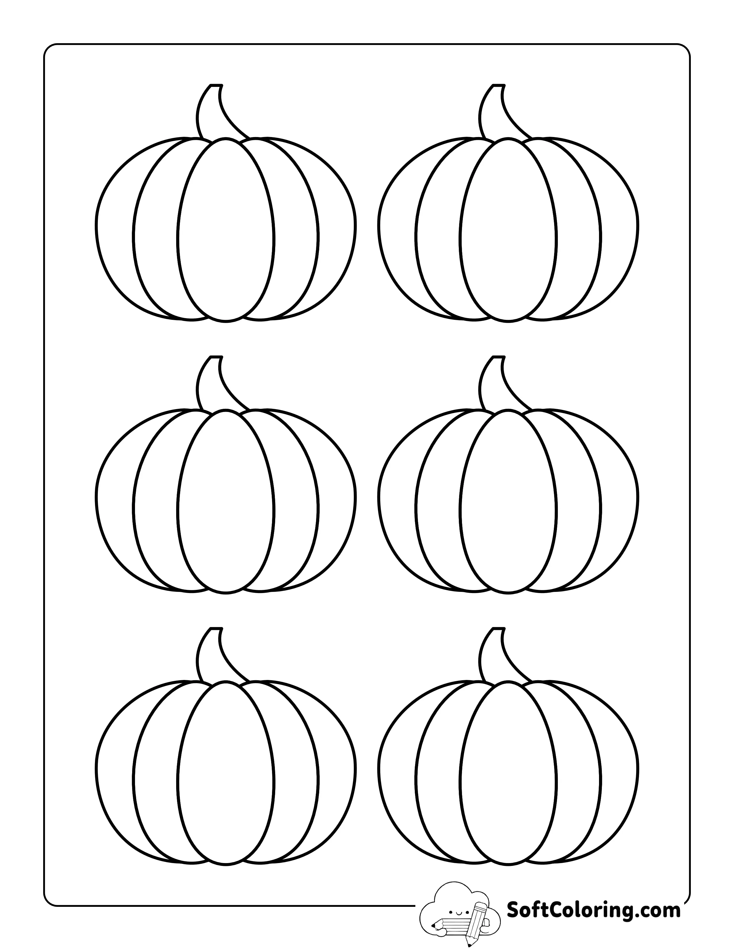 Pumpkin Outline - Xs