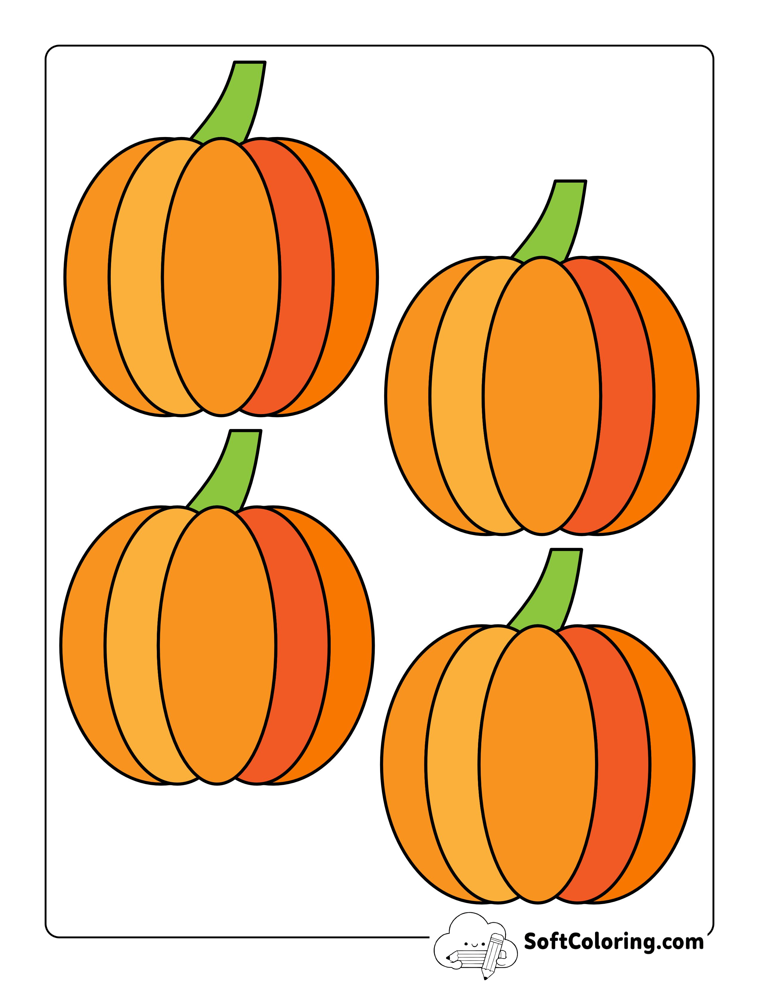 Colored Pumpkin - Small