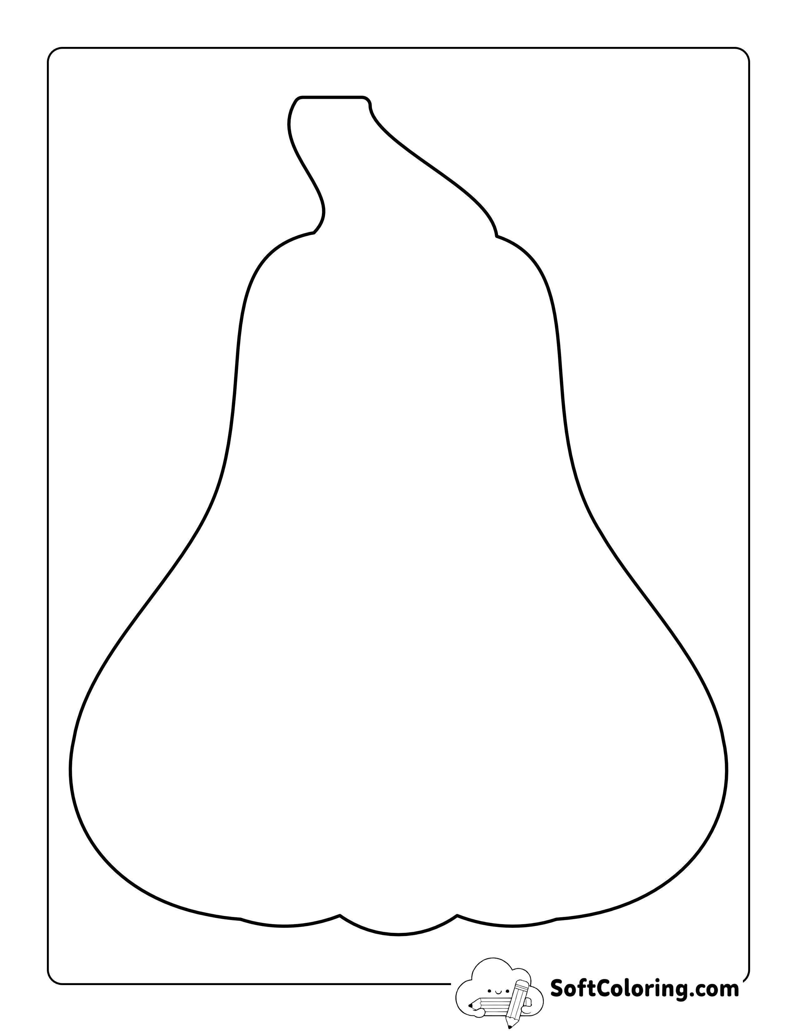 Blank Squash Template - Large