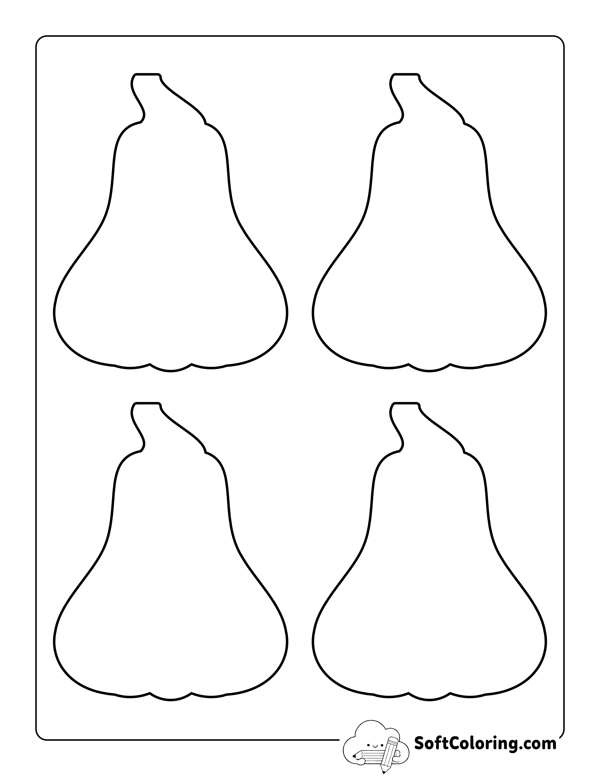 Blank Squash Printable - Small