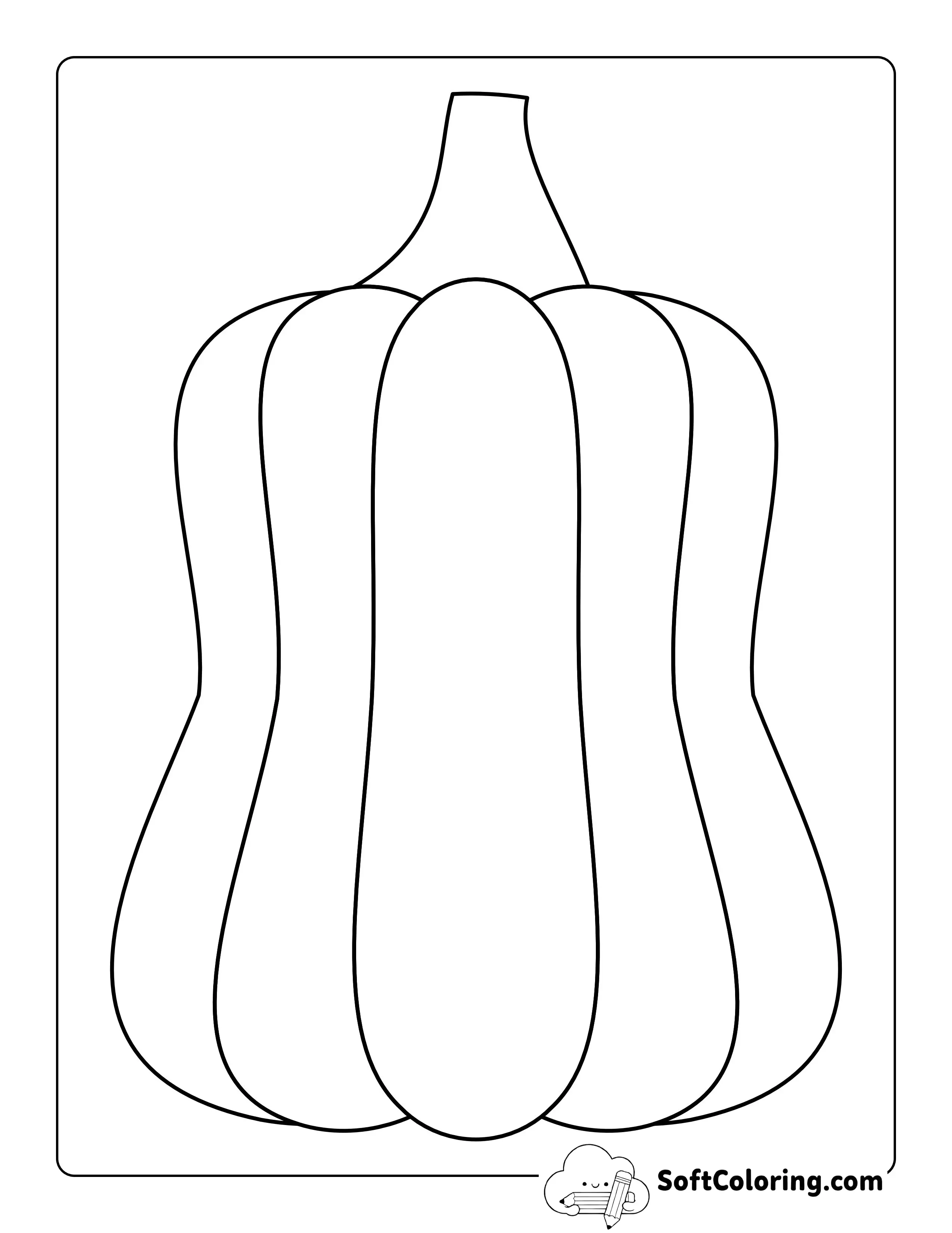 Squash Outline - Large