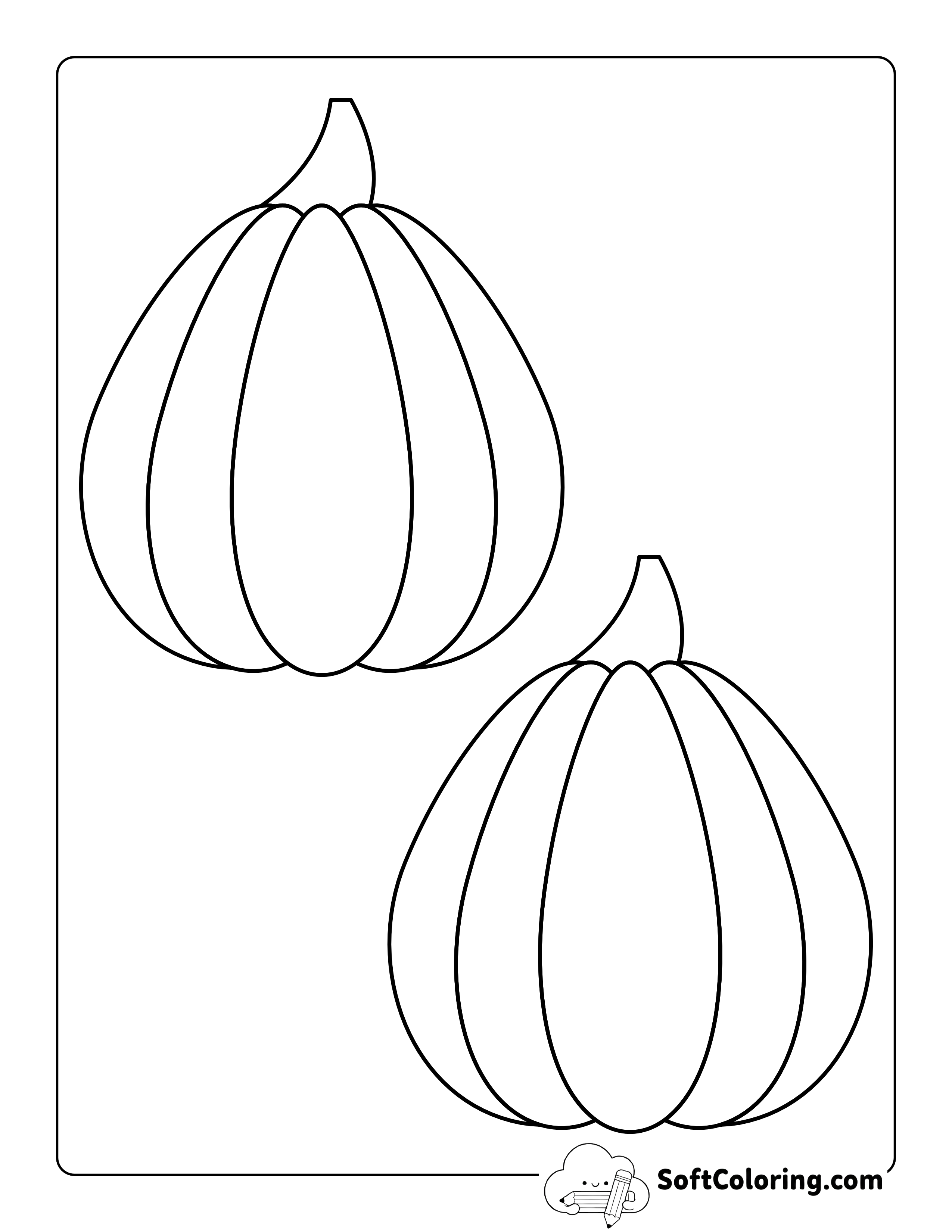 Pumpkin Printable - Medium