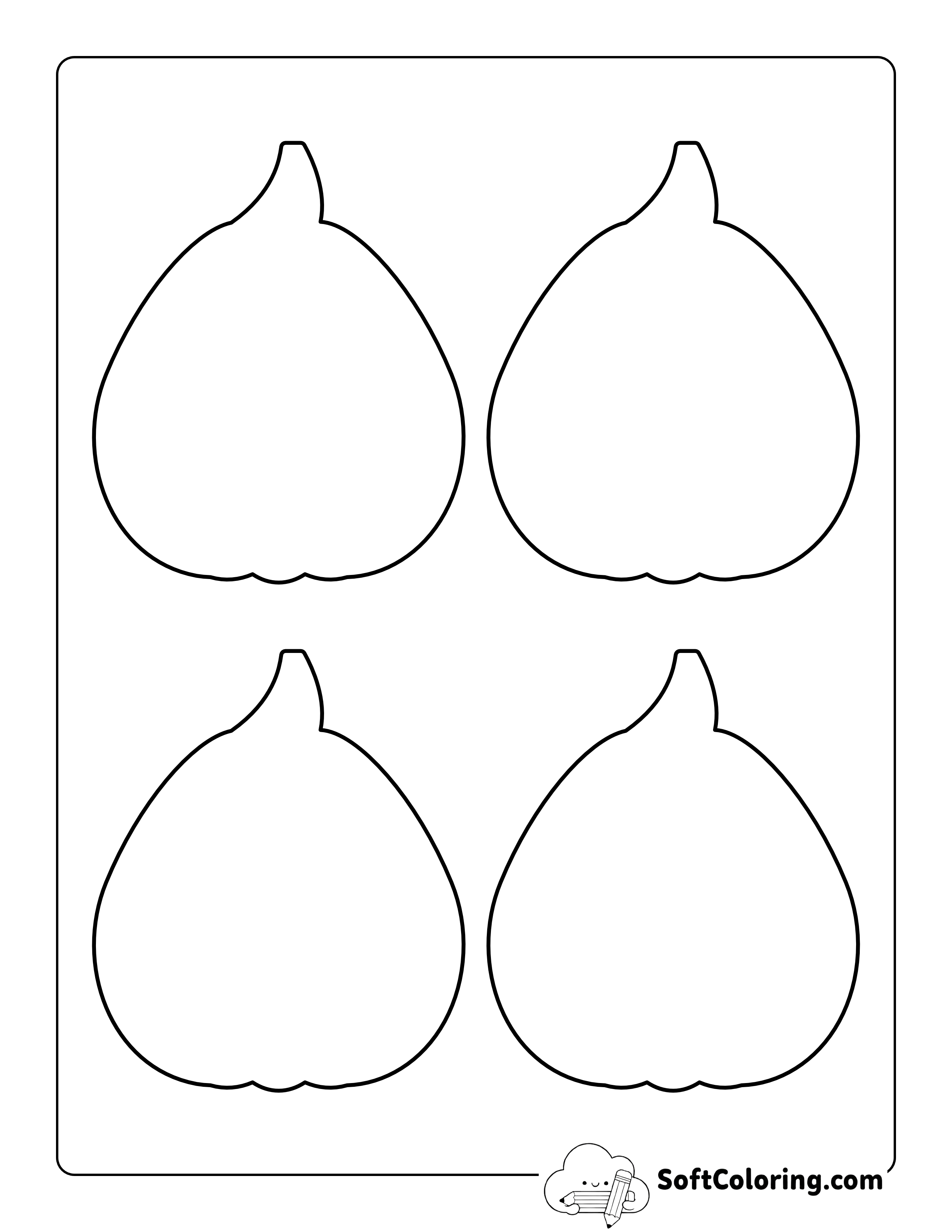 Pumpkin Shape - Small