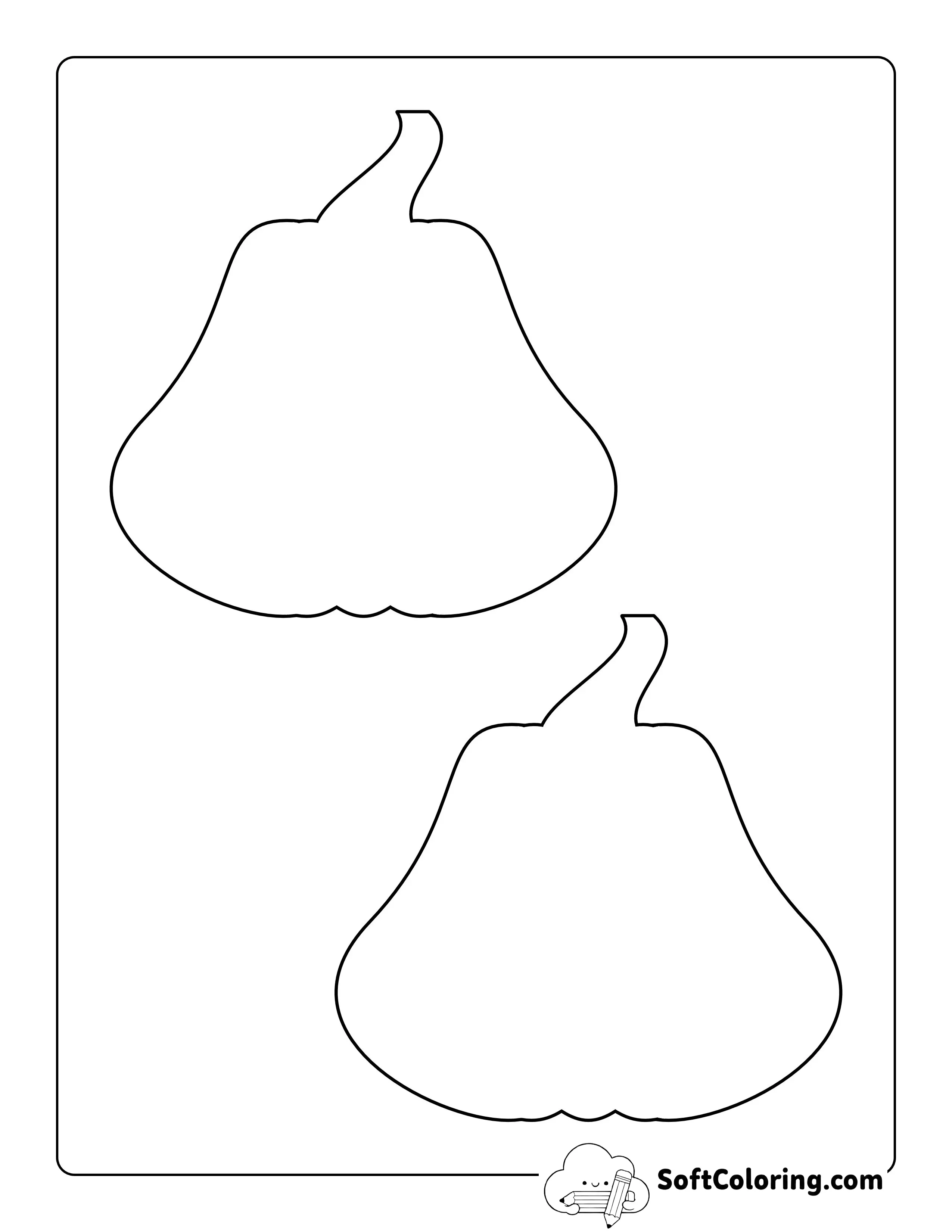 Wide Pumpkin Shape - Medium