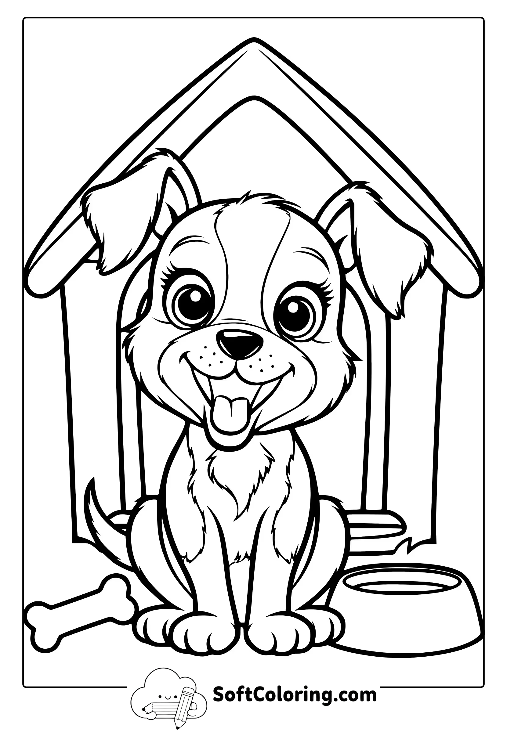 Puppy Dog Coloring Page